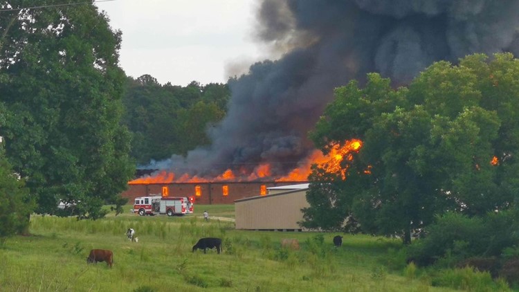 Fire rips through family-owned furniture plant in North Carolina