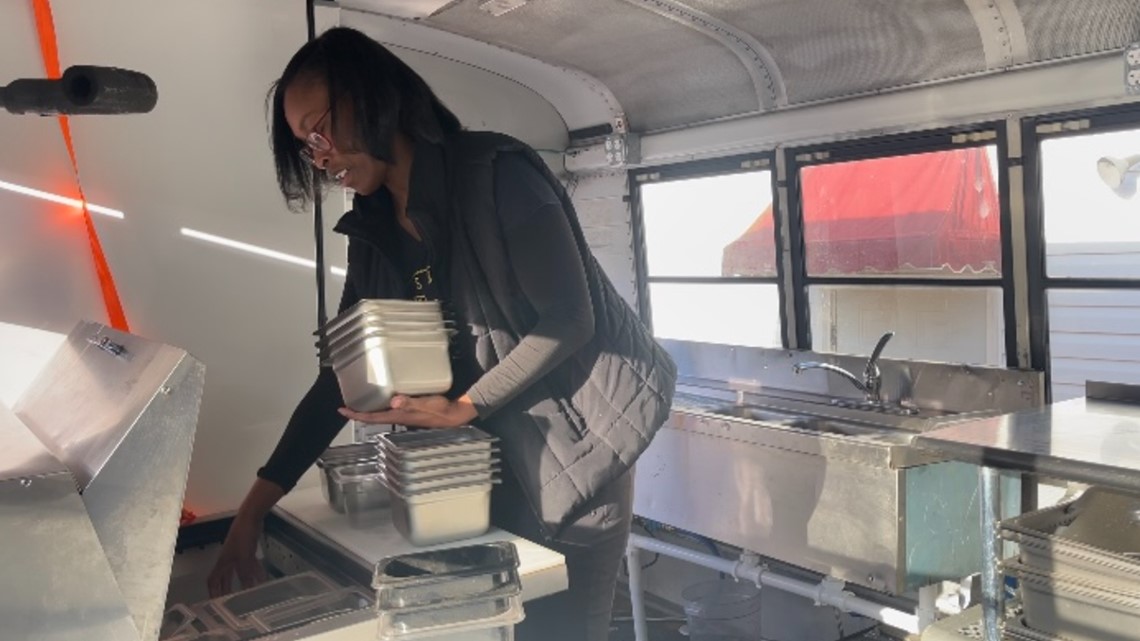 Woman transforms school bus into food truck | wfmynews2.com