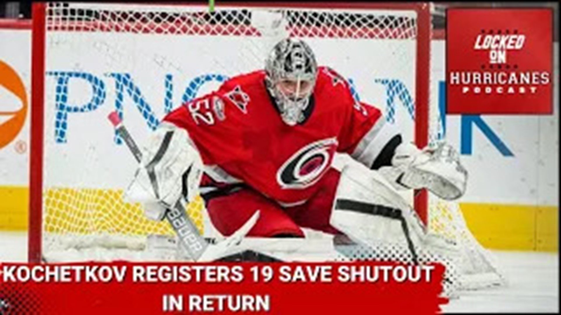 Kochetkov made his return in dramatic fashion for the Carolina Hurricanes registering a 19 save shutout over the Flyers. That and more on Locked On Hurricanes.