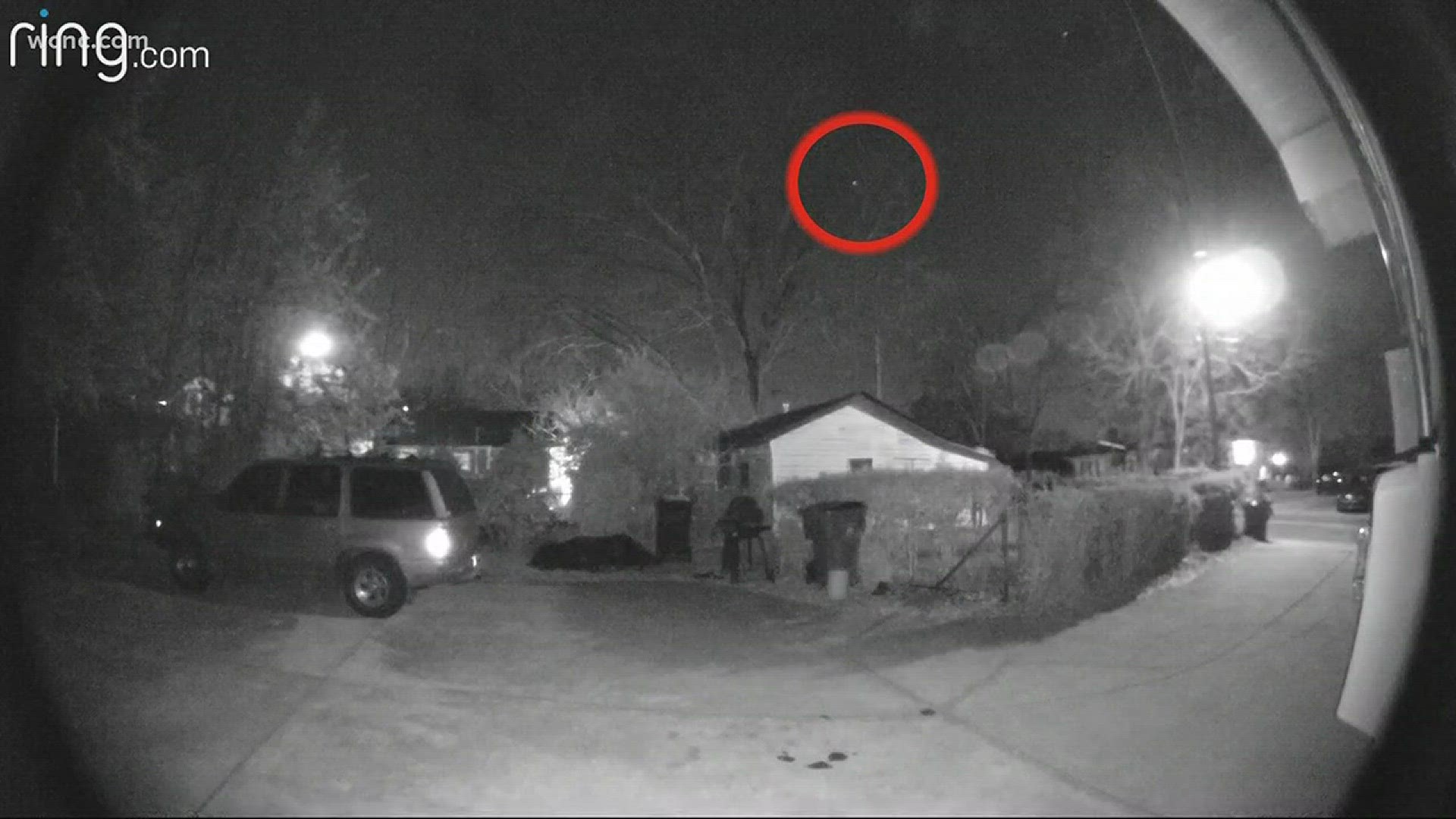 A Charlotte homeowner captured glowing orbs on his surveillance camera. Now, it has the whole neighborhood wondering what they could be.
