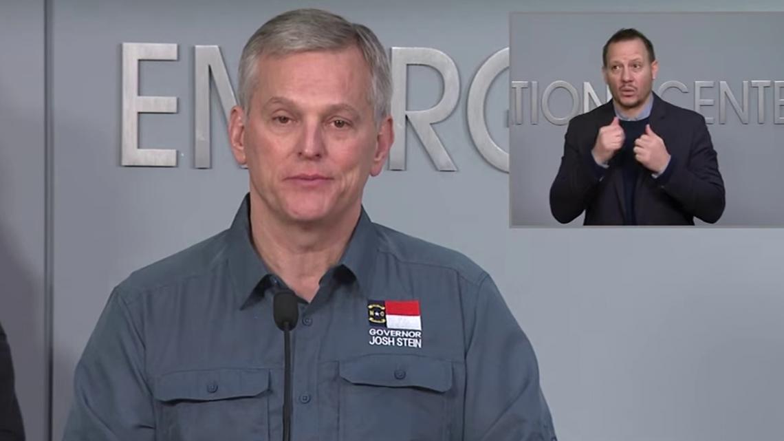 North Carolina Gov. Stein declares state of emergency, prepares for second winter storm this week