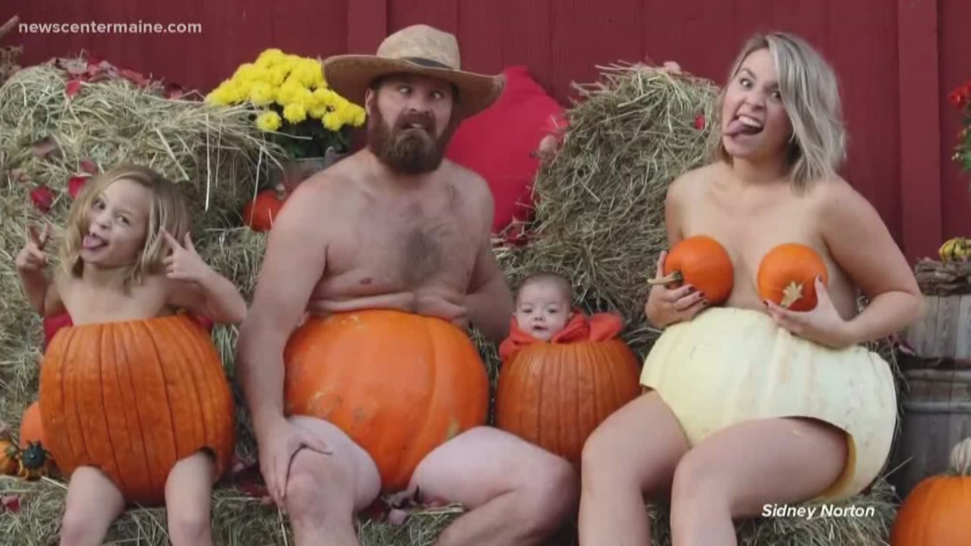 Mike and Sidney Norton get silly and make people laugh with their family's holiday card.