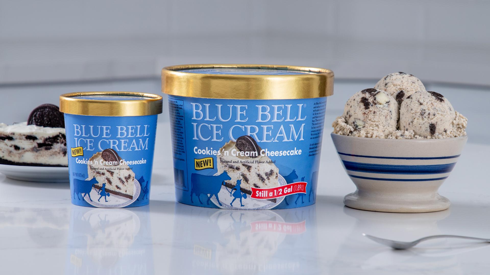 Blue Bell new flavor: Cookies 'n Cream Cheesecake hits stores ...