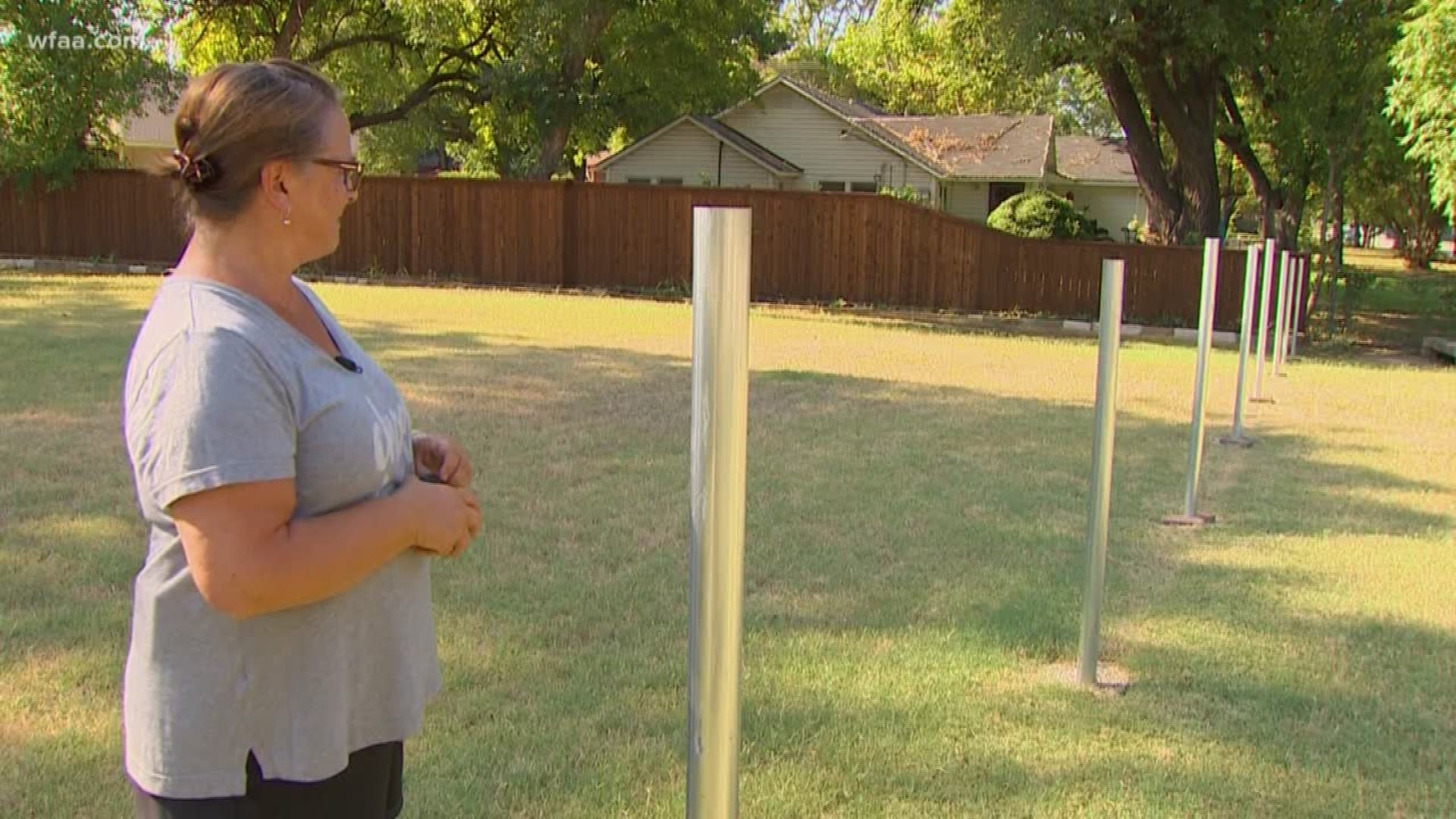 Fight over historical-looking fence