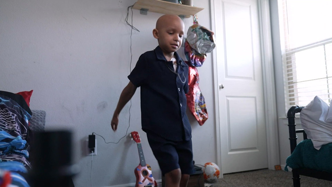 'Get out of me!' | Texas 8-year-old's response to cancer after hospital dance goes viral
