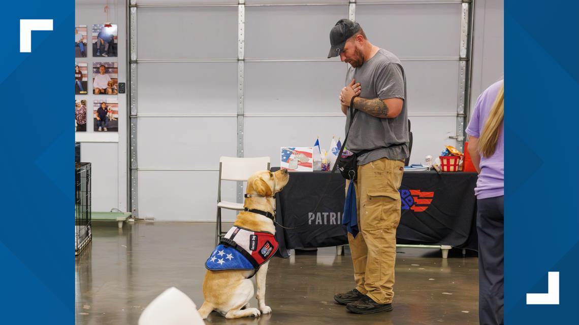 Patriot PAWS service dogs graduate to help veterans in need | wfmynews2.com