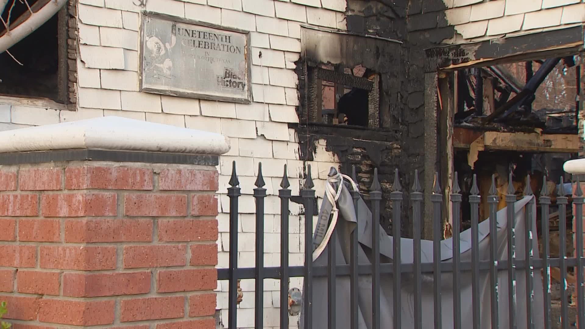 Original Juneteenth museum in Fort Worth burns in overnight blaze ...