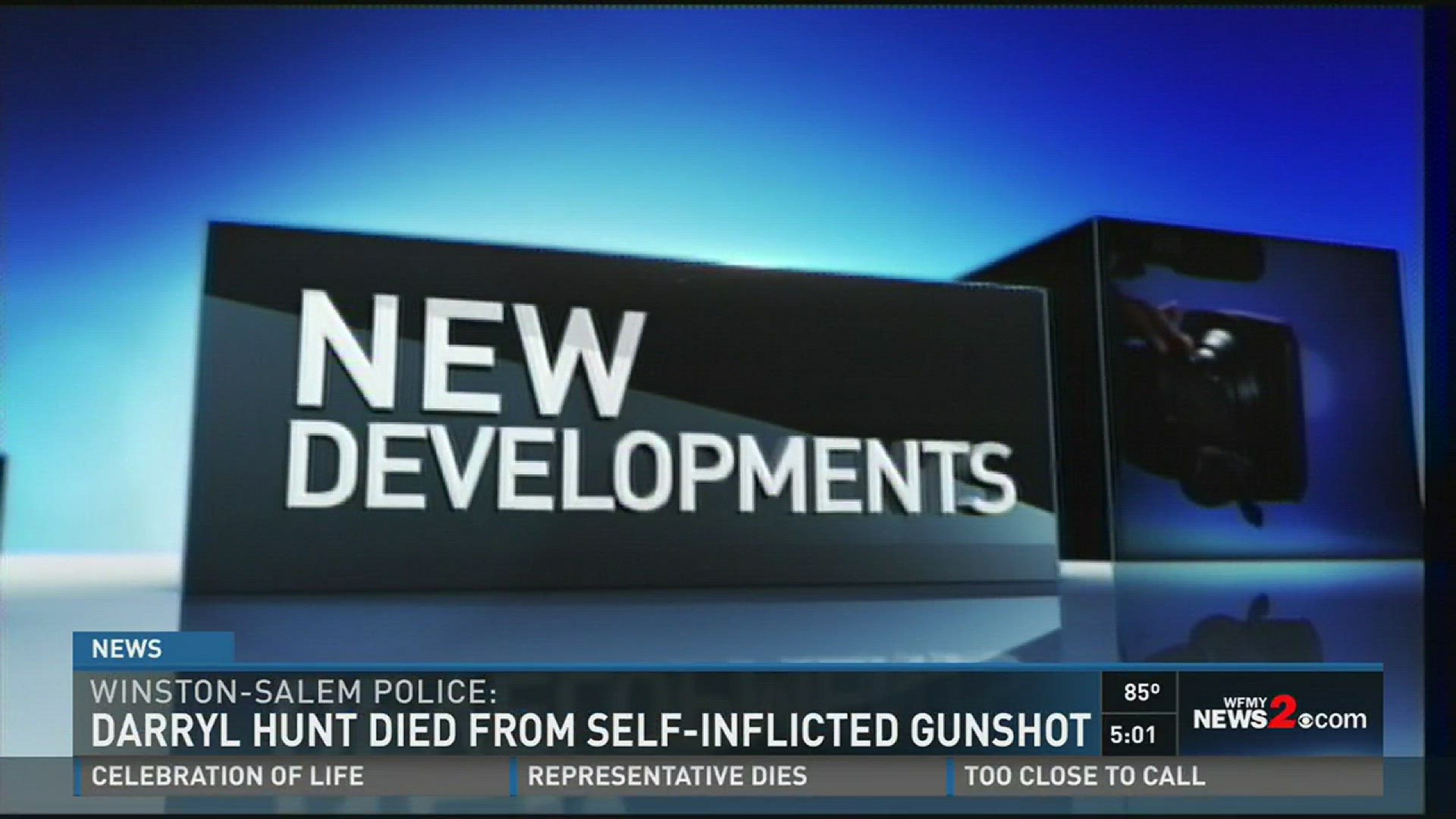 Darryl Hunt Died From Self-Inflicted Gunshot