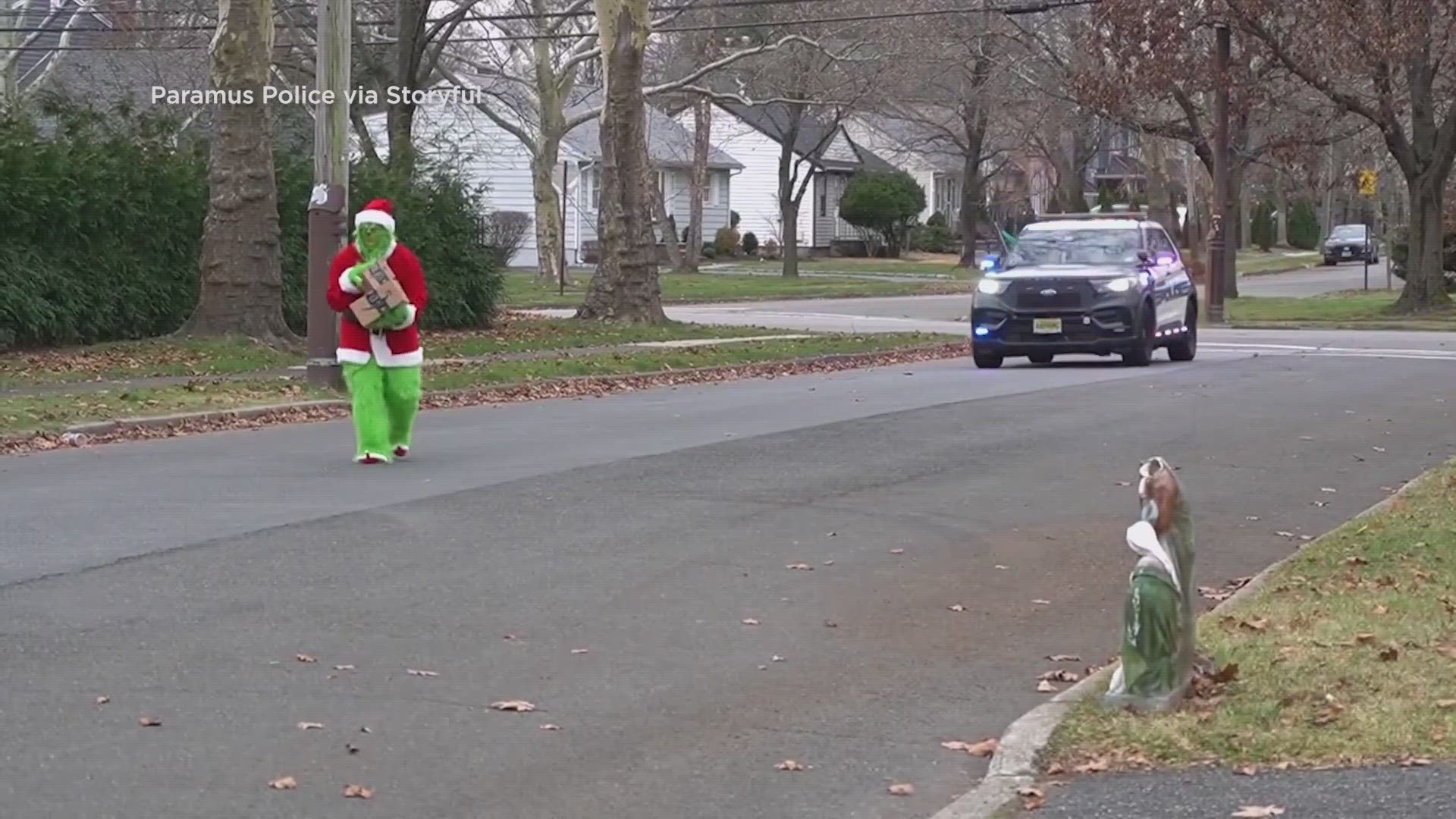 New Jersey police arrest the infamous porch pirate, the Grinch, ahead of the holidays.