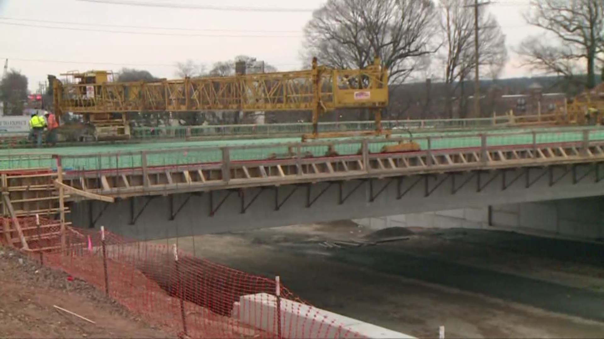 NCDOT says the parts of the project are slightly ahead of schedule, but that doesn't mean the entire Business 40 project will end any earlier.