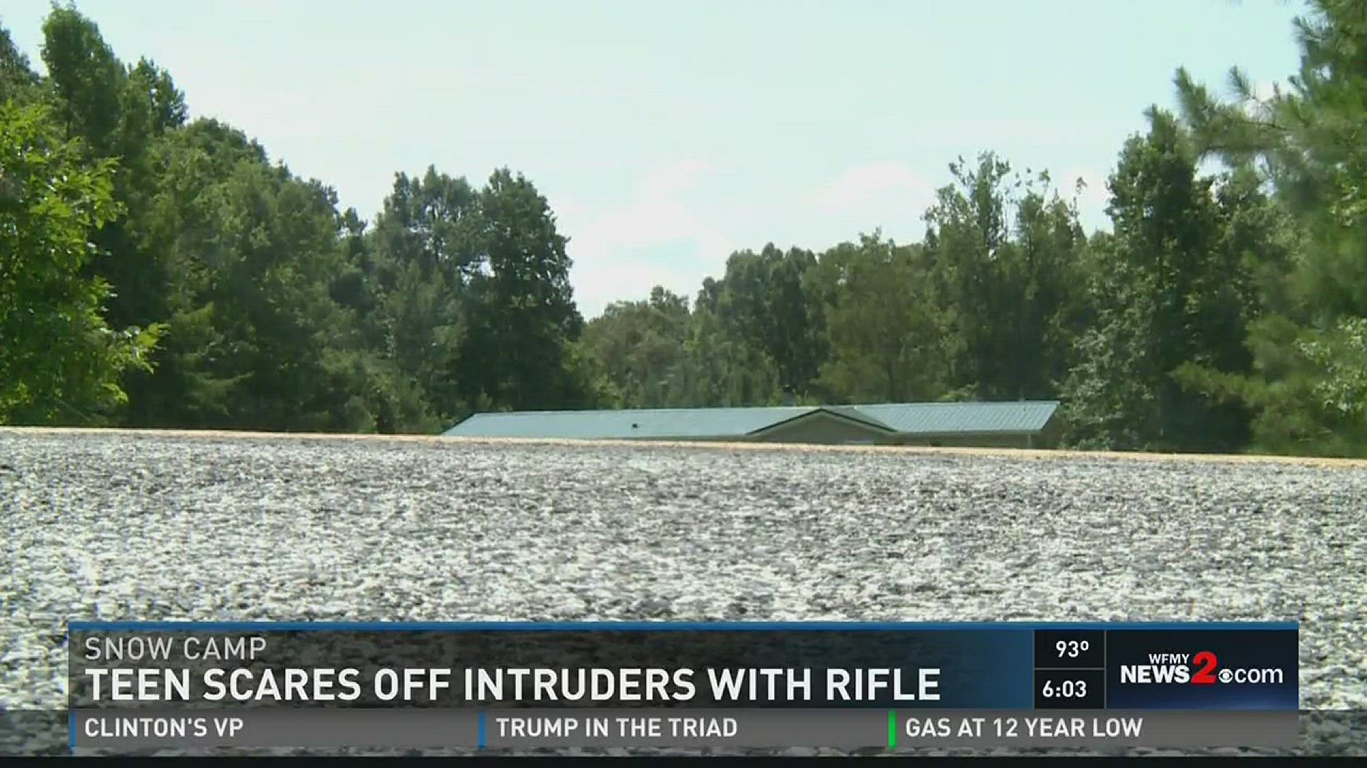 Triad Teenager Scares Off Intruders With Rifle