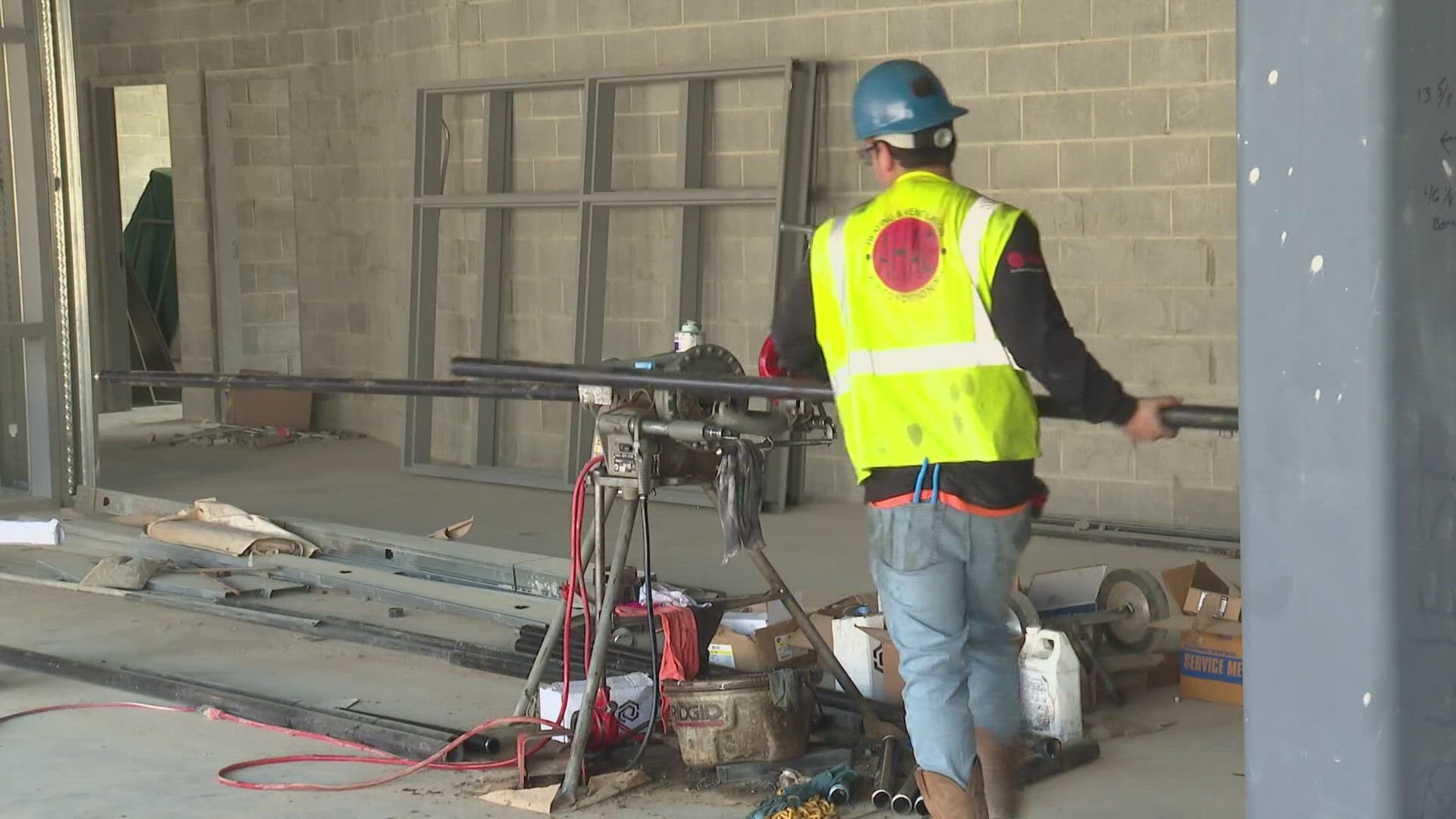 A recent study says the economic boost is coming from Guilford County construction, as it builds new schools.