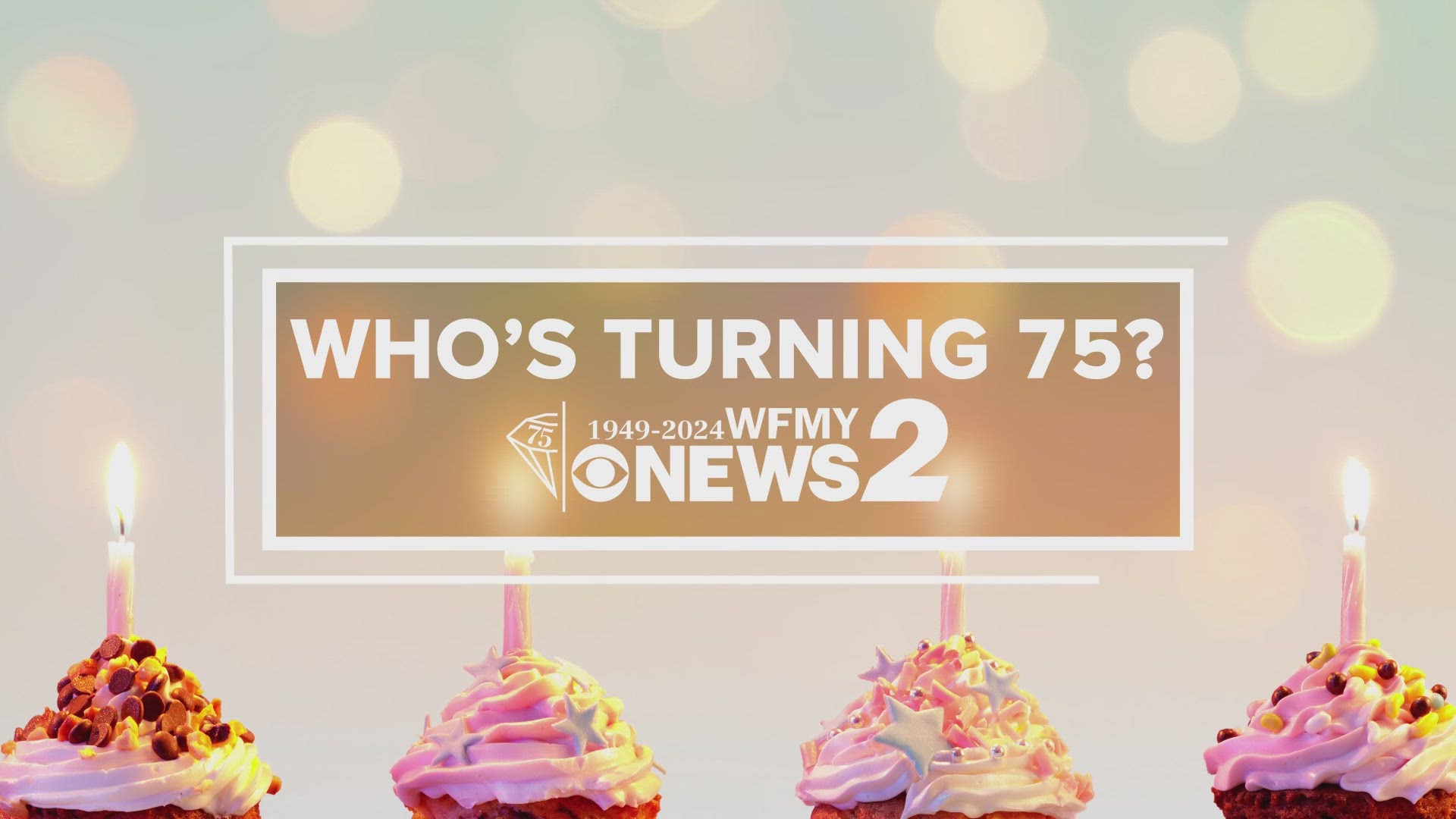 As WFMY News 2 celebrates turning 75 in 2024, we're also celebrating folks in the Triad who are turning 75 as well!