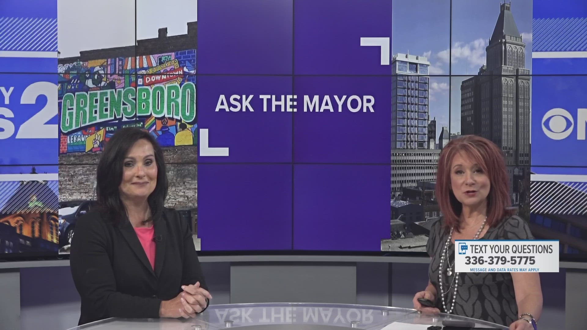 Mayor Nancy Vaughan joined WFMY for a live Q&A. She talked helping the homeless, new jobs and affordable housing.