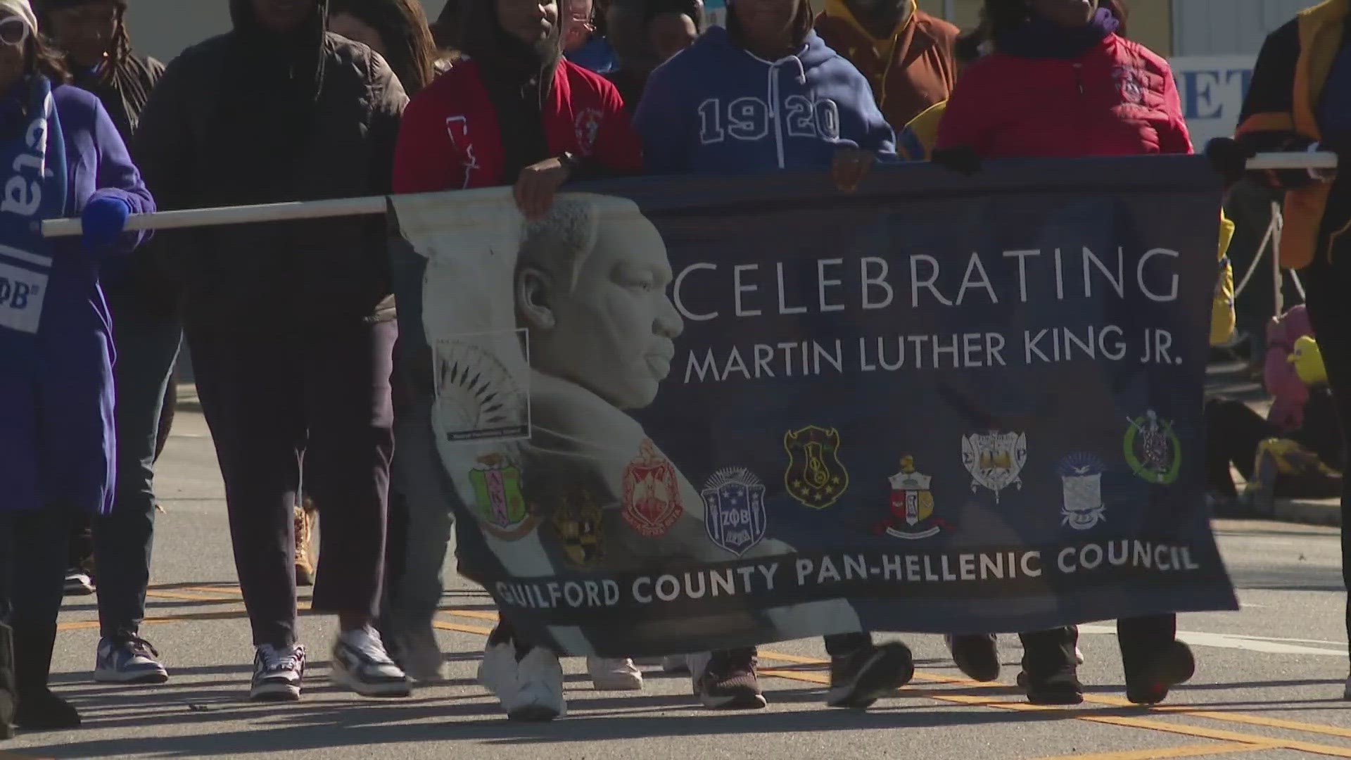 Hundreds of students gave back to the community in honor of King.