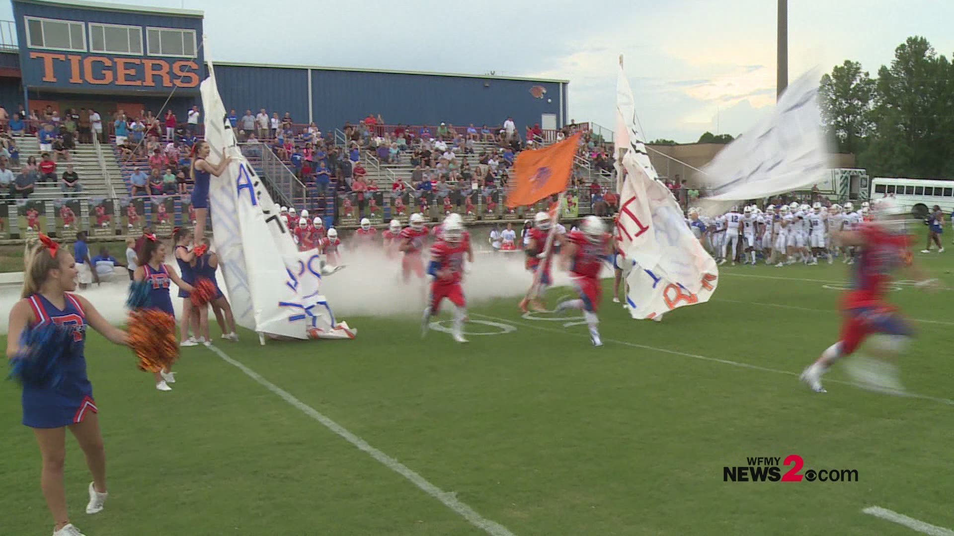 Week 1 of the high school football season has arrived, and here are the first half highlights between Asheboro and Randleman.