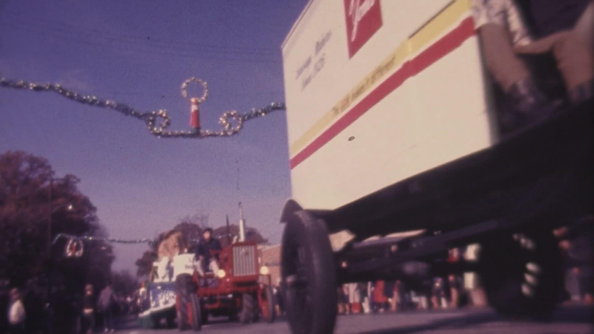 The sunny skies made for beautiful parade weather back in 1968.