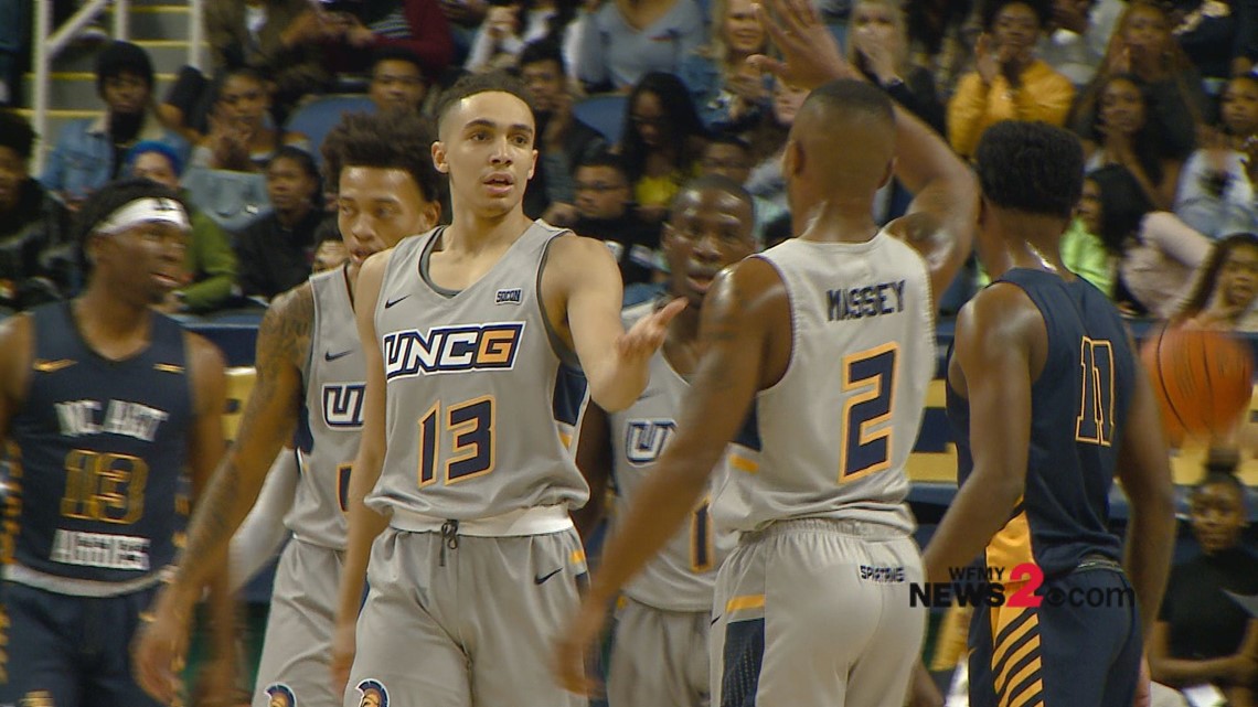 UNCG Men’s Basketball Scores 33Point Victory Over North Carolina A&T