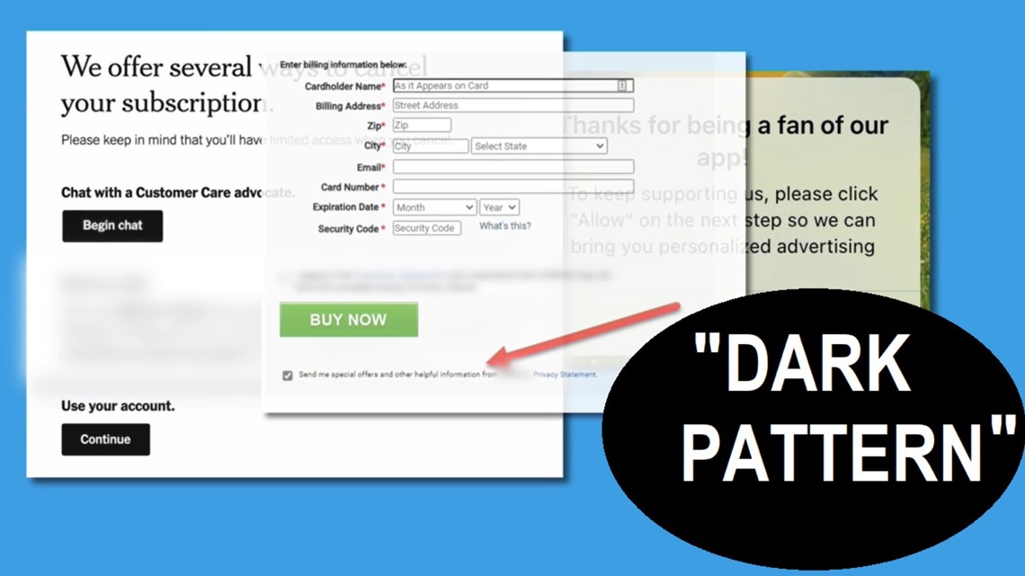 All those screen pop-ups are called Dark Pattern Practices - Vimarsana News