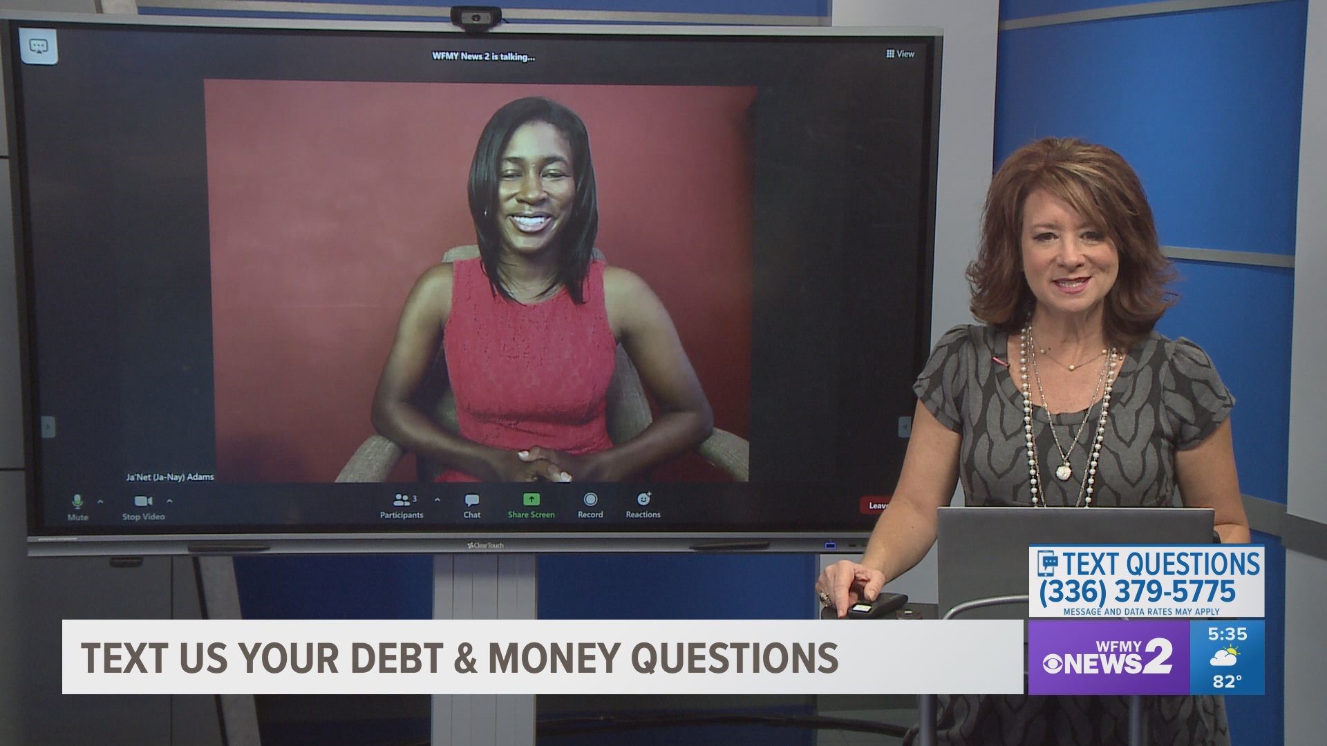 Money expert Ja’Net Adams answers viewer questions about managing debt and finances.