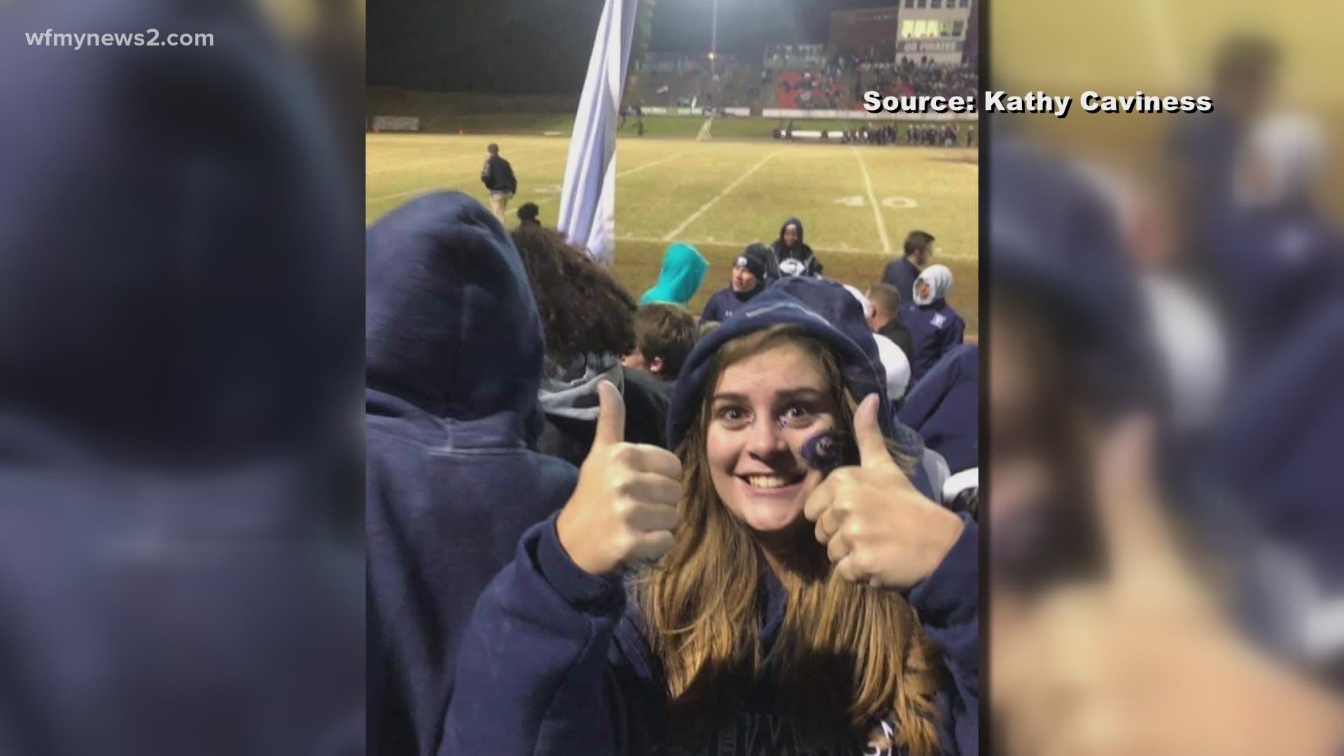 Between cross country meets and seeing her friends, it's hard for the Grimsley High School Senior to know what she'll miss more.