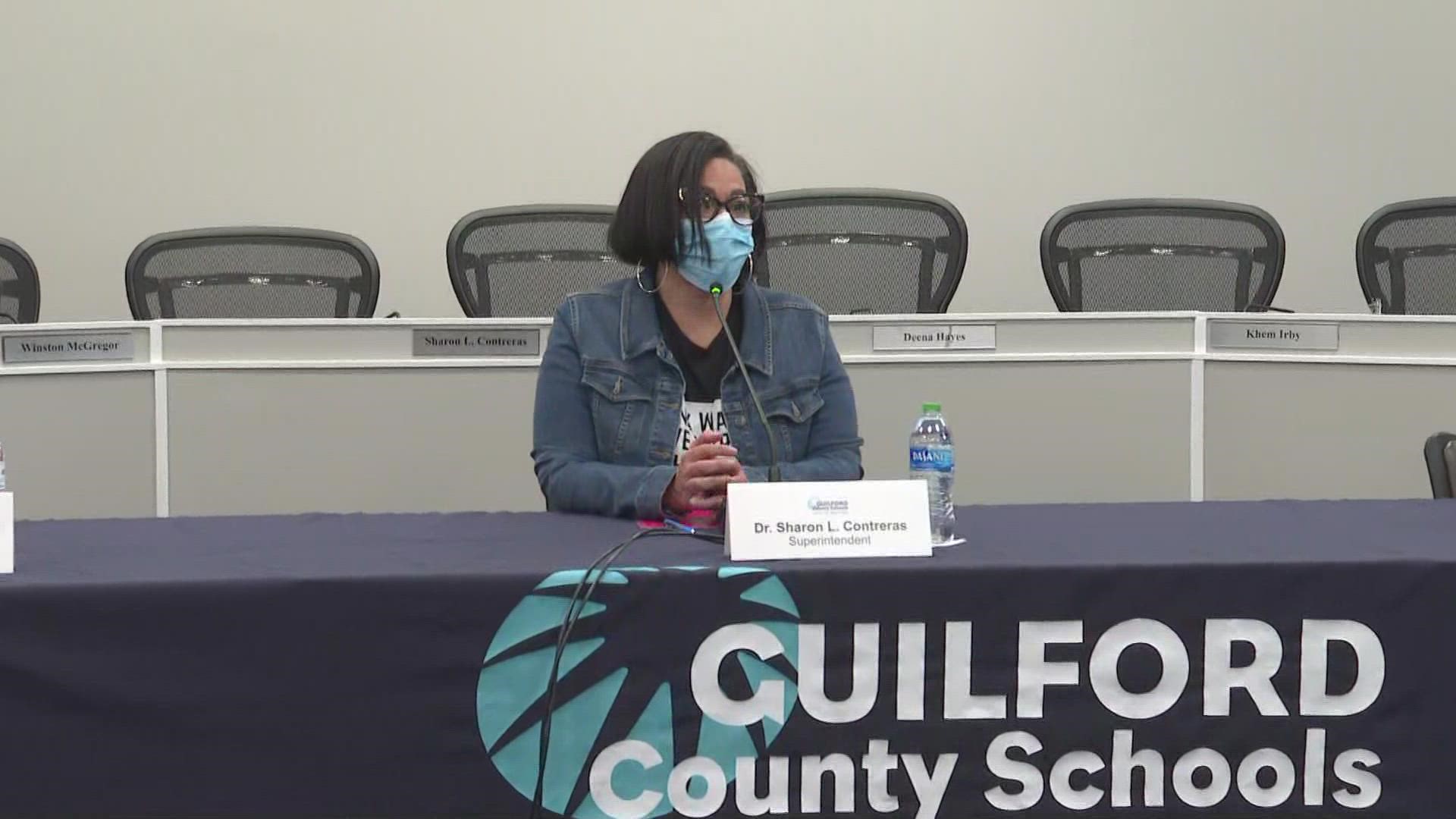 GCS Superintendent Dr. Sharon Contreras held the news conference Friday. She said she's taking on a new role as the CEO of The Innovation Project.