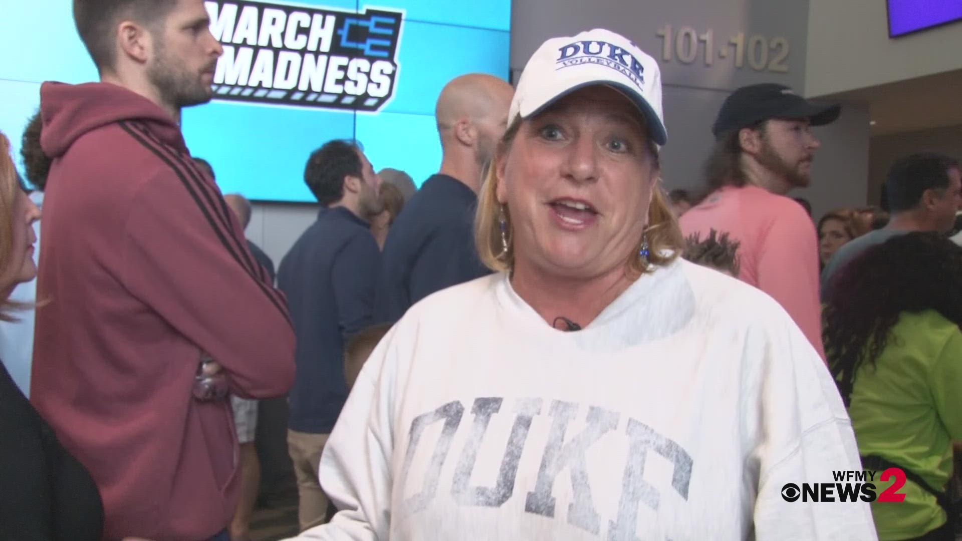 Fans make the trip to Greenville, South Carolina to see Coach K and Duke in the NCAA Tournament.