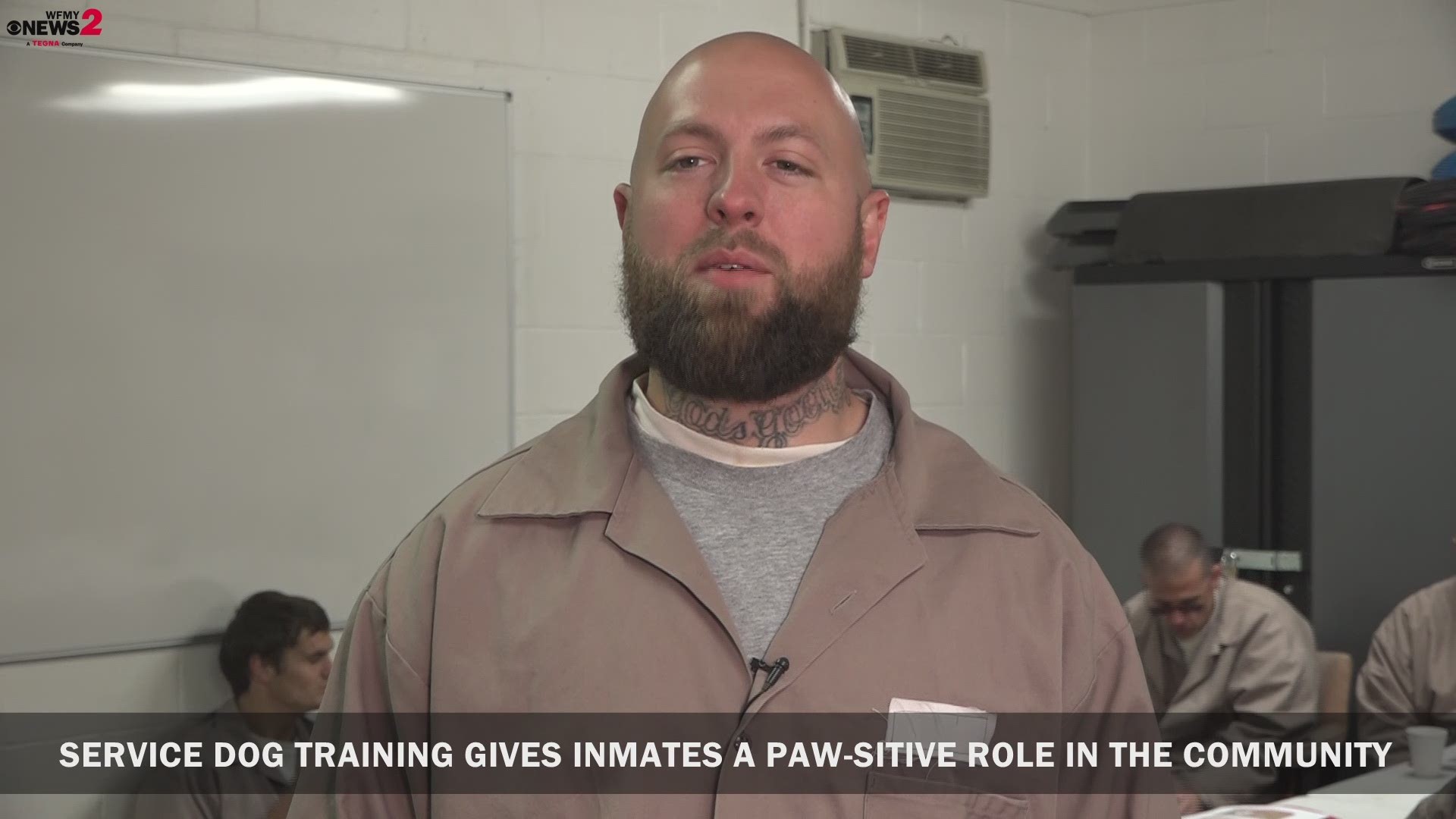 Caswell County Correctional is the newest facility where 'Eyes Ears Nose and Paws,' a service dog training organization, has dogs in residence for inmates to train.