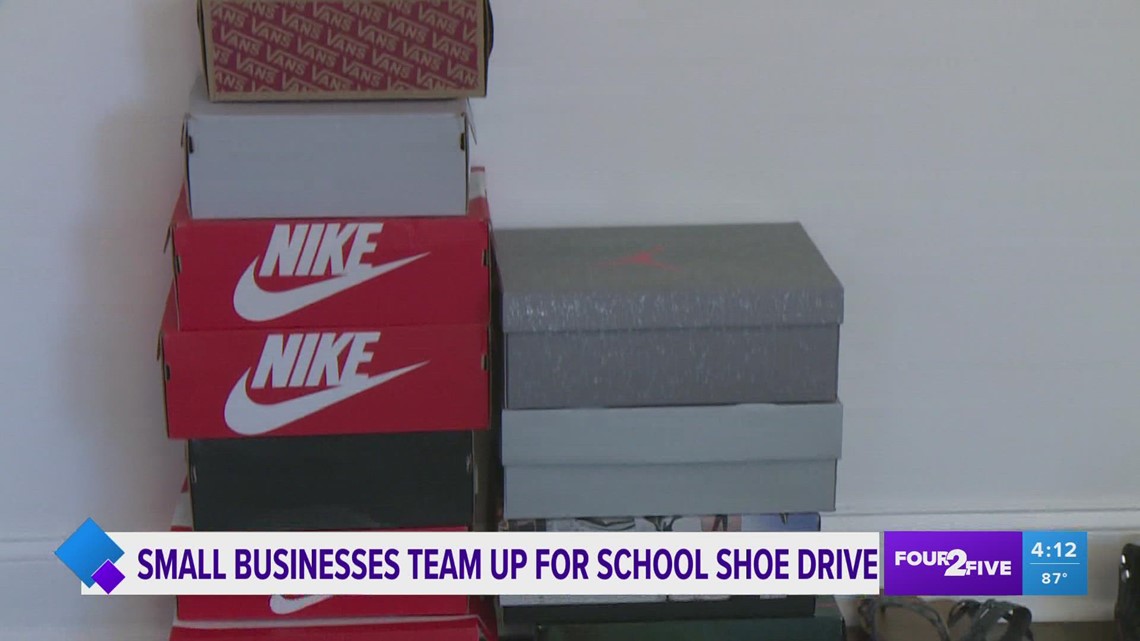 Greensboro business owners put on shoe drive for kids