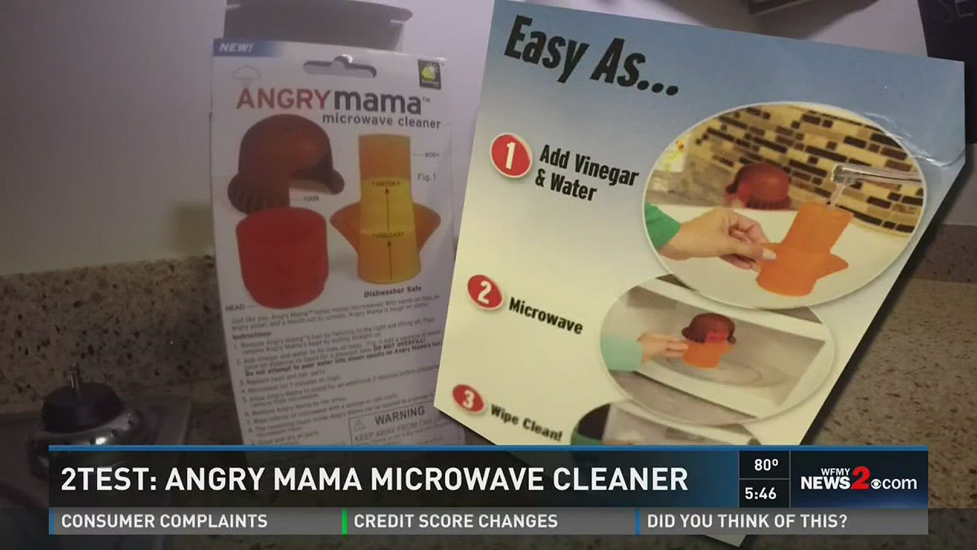 2 Test: Angry Mama Microwave Cleaner