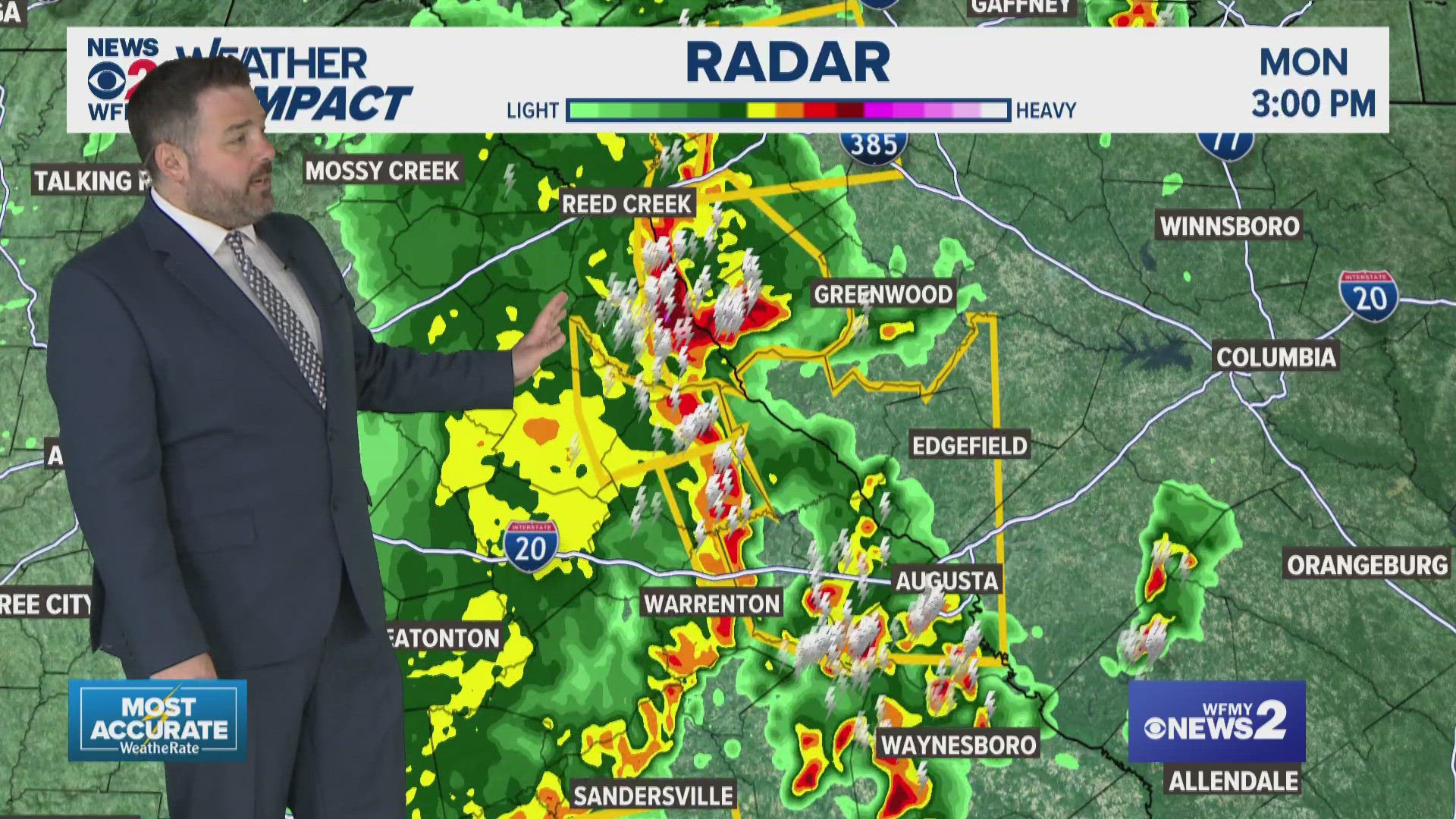 Storms and rain are expected to hit the Triad on Monday afternoon into the evening. Here's what you need to know.