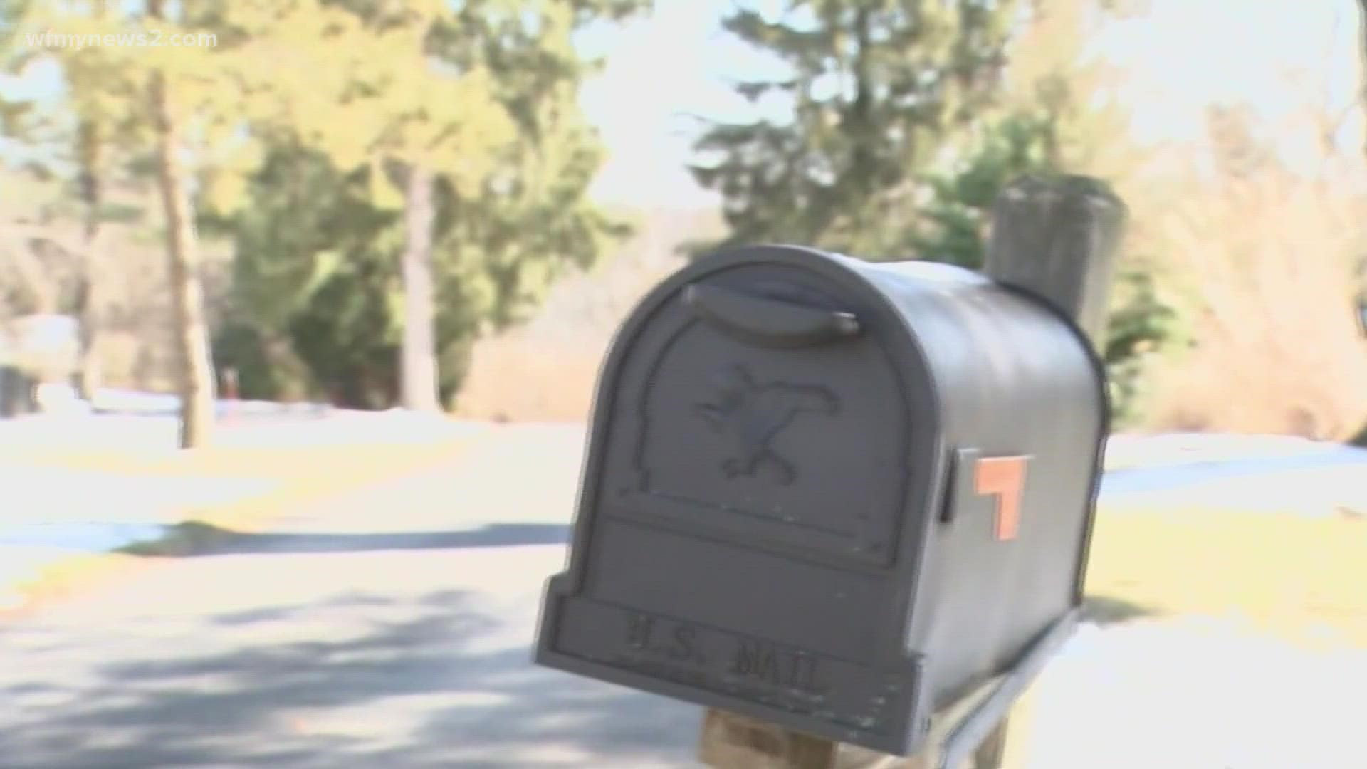 To protect yourself, police say hand your mail directly to the postal carrier.