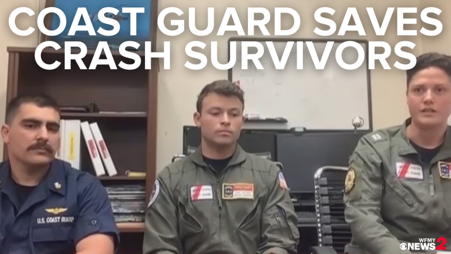 Amber Lake talked to the coast guard pilot, rescue swimmer, and flight mechanic who flew in to rescue the plane crash survivors.