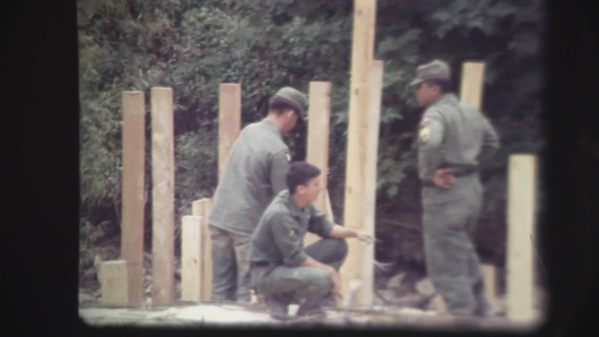 The Robbins community's dam was washed out by Hurricane Connie in 1955.