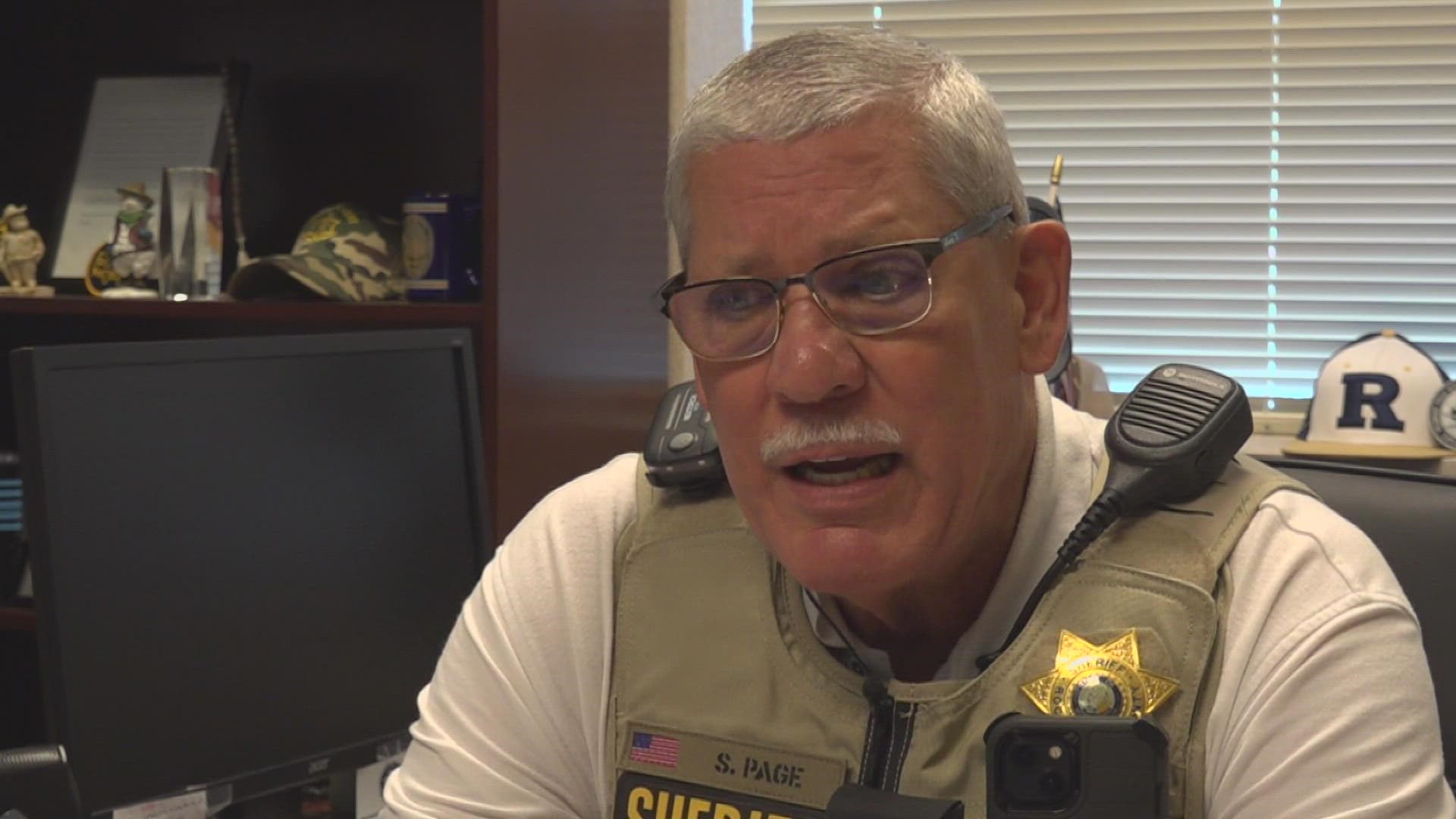 Sheriff Sam Page and a Guilford County deputy said danger is possible every day on the job.