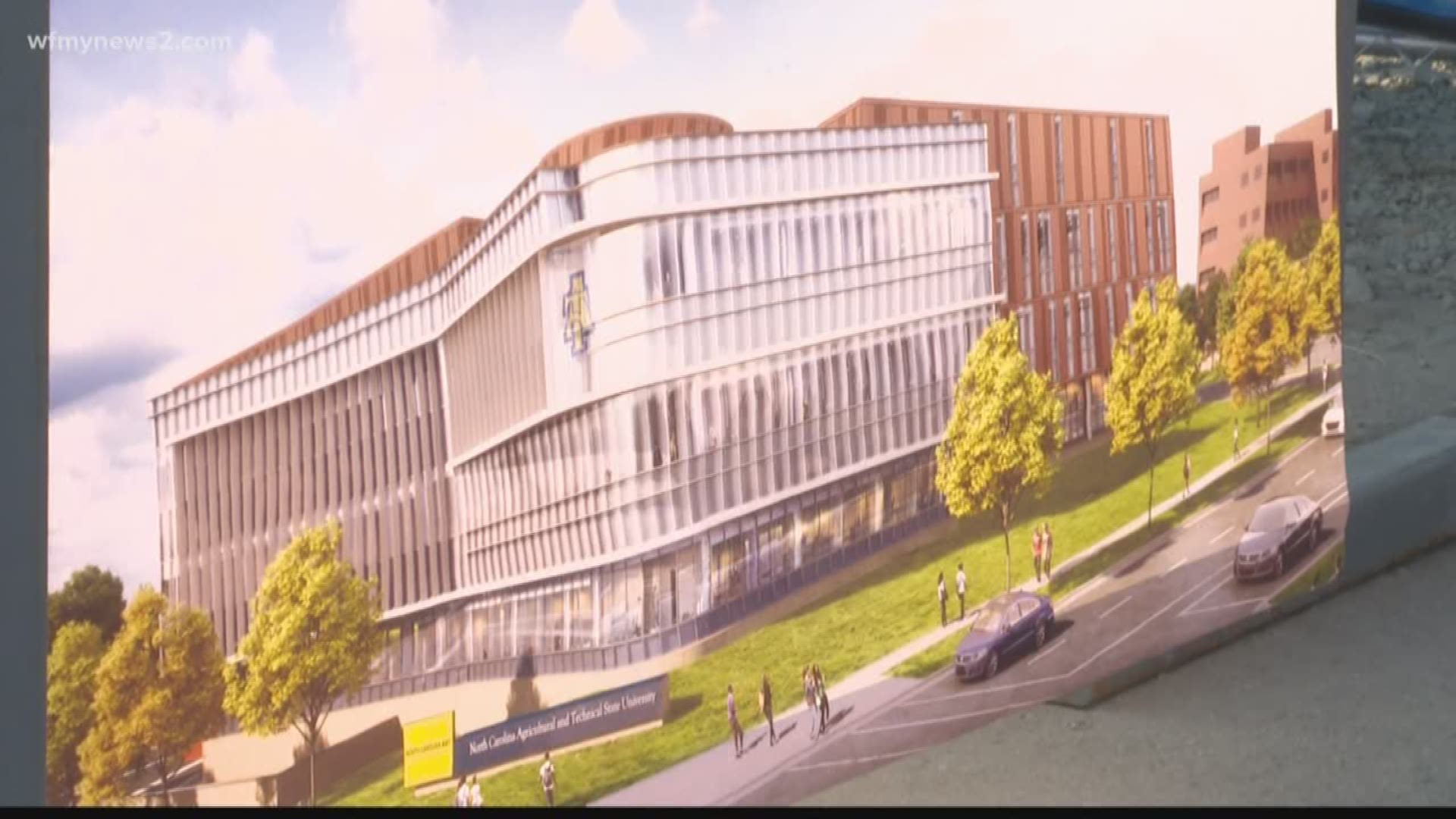 The New NC A&T Engineering Research and Innovation Complex (ERIC) was a result of a $90 million investment from the Connect NC bond referendum.