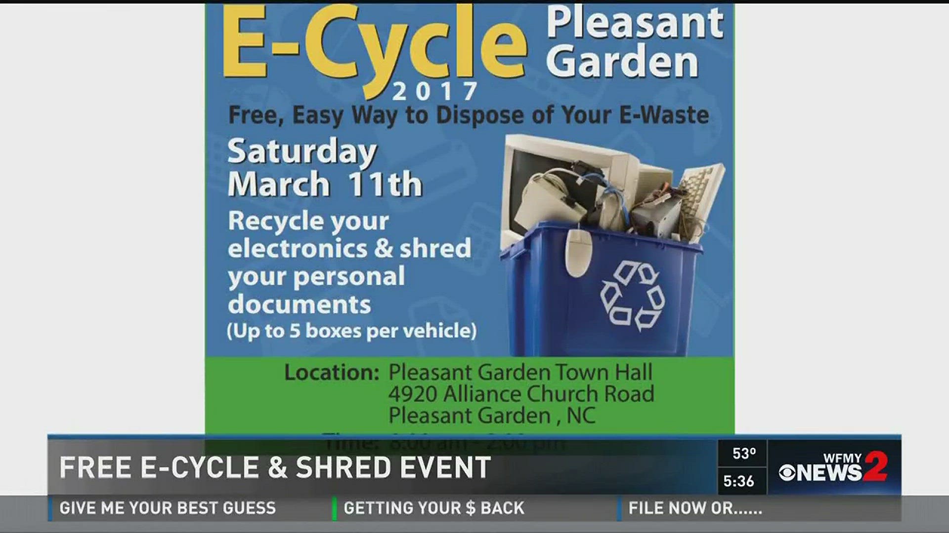 Free E-Cycle And Shred Event This Weekend