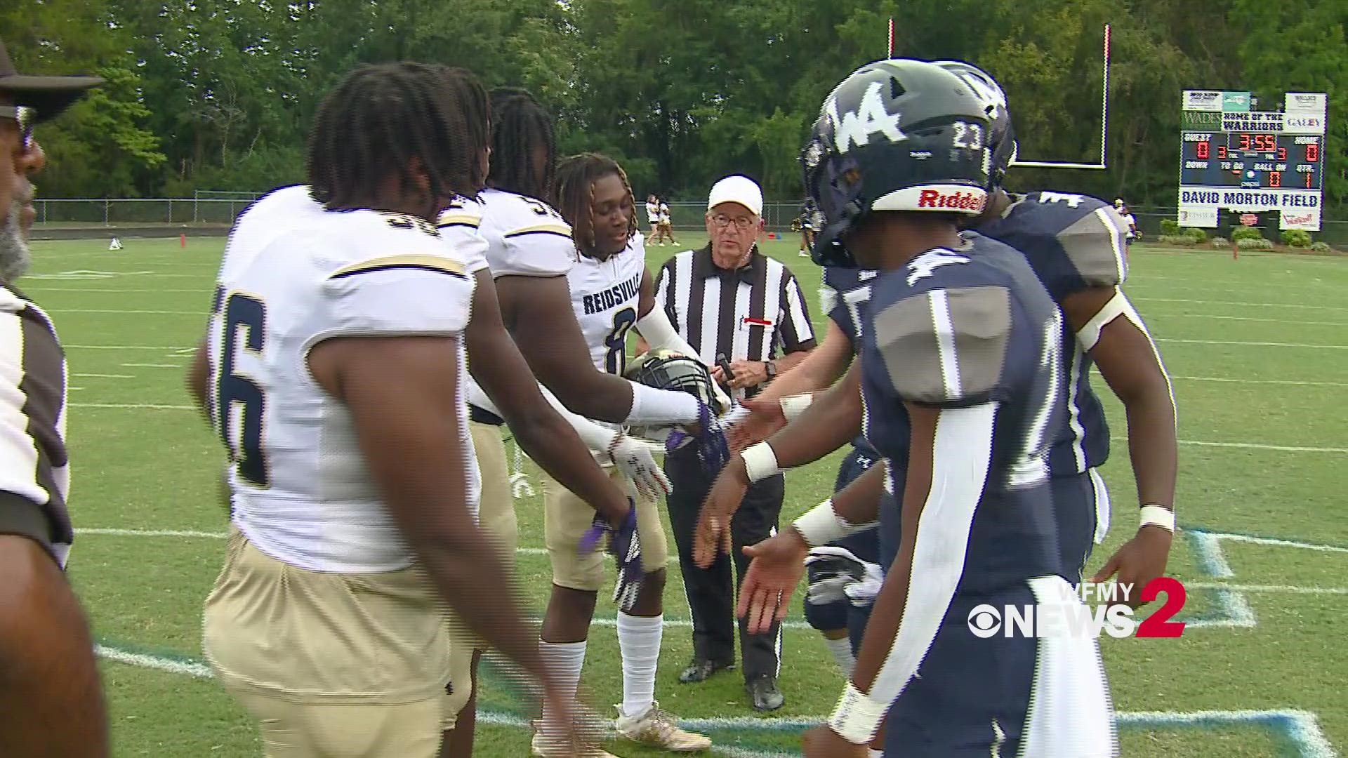 Western Alamance scores early but Reidsville storms back for the 44-7 win.