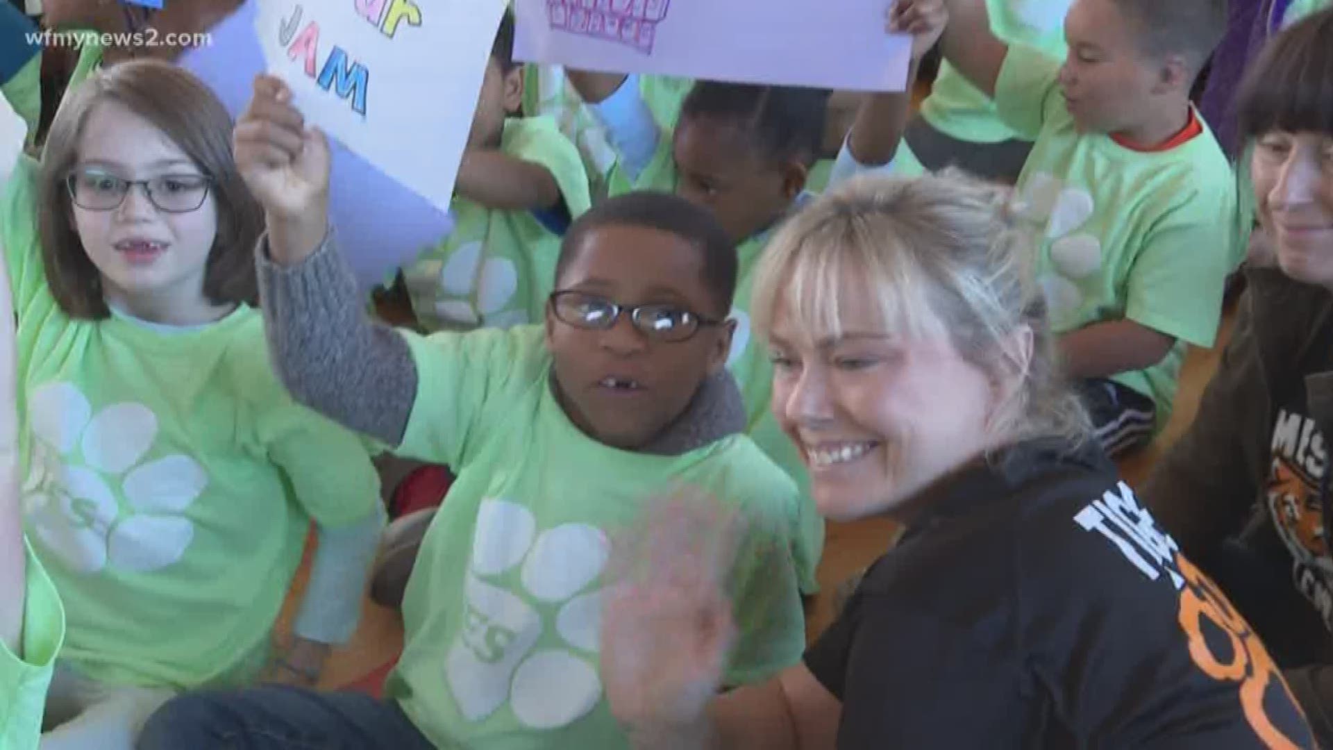 Our Read 2 Succeed is back this week at another great Triad school! We made our way to Jamestown Elementary.