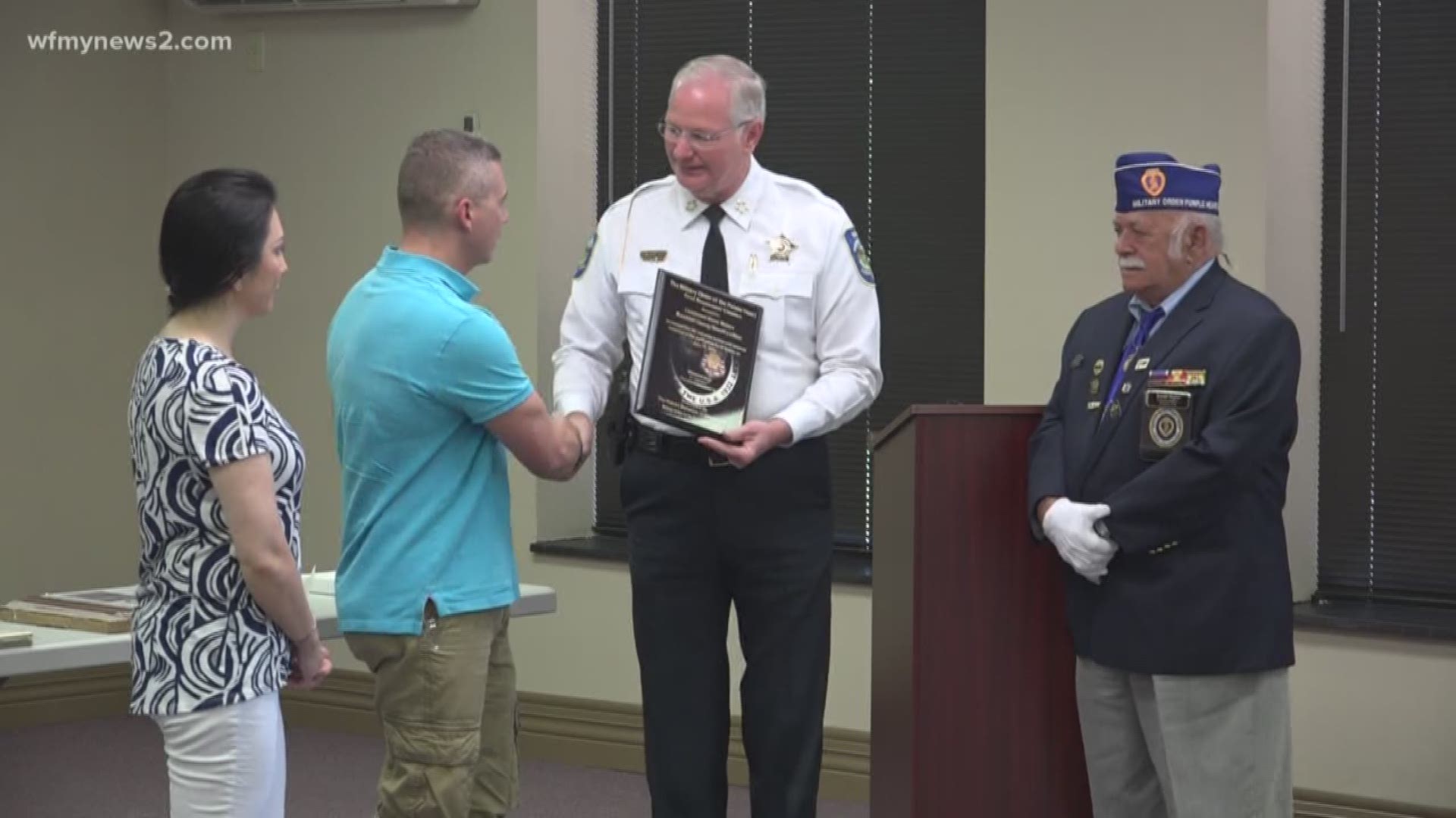 Deputy Awarded Purple Heart