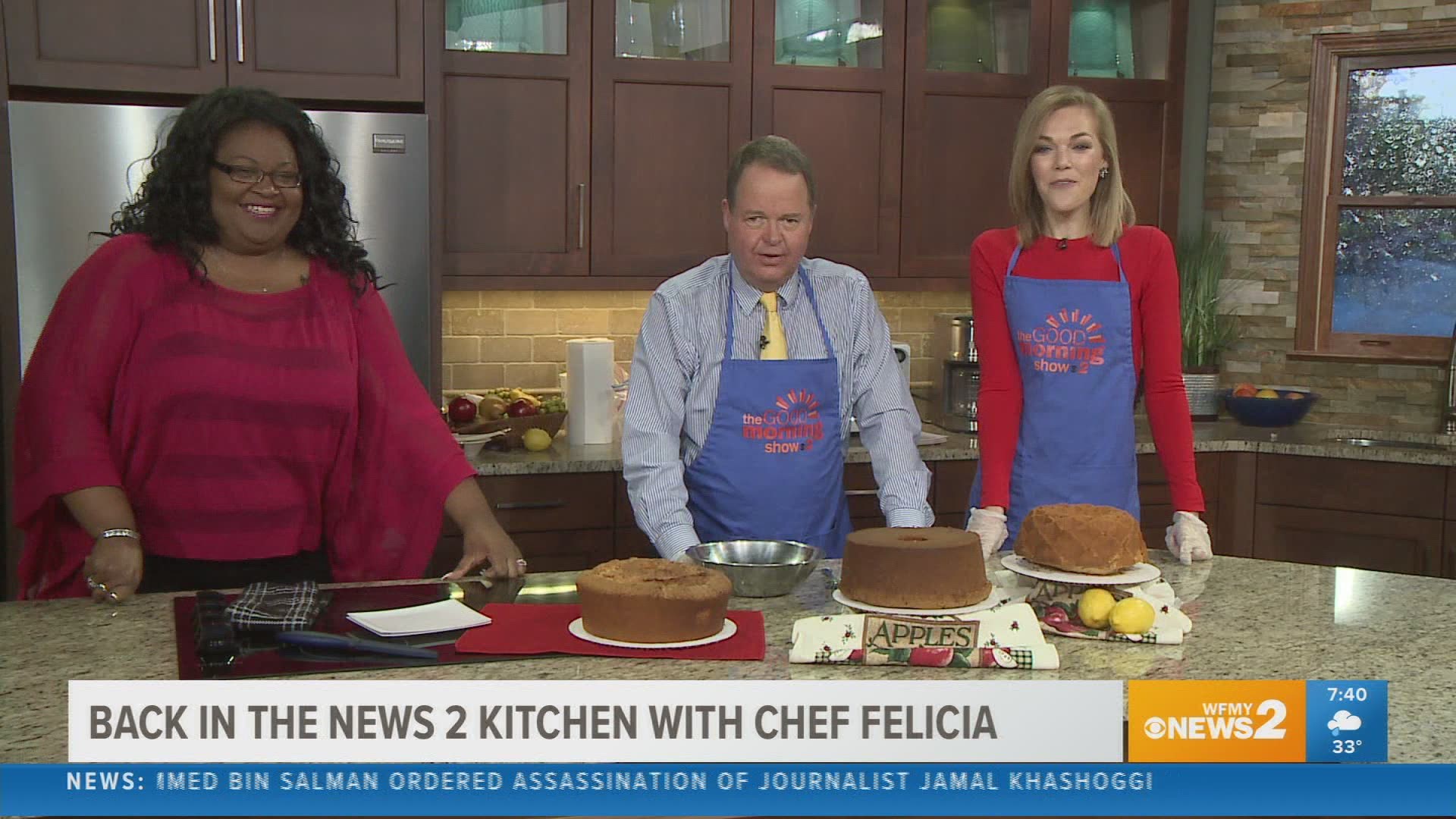 Chef Felicia returns to the news 2 kitchen with her best recipes for pound cake.