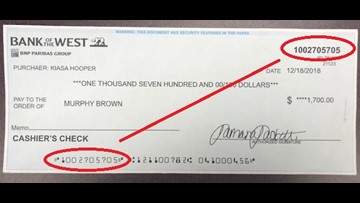 Will The Real Murphy Brown Please Cash This Check Wfmynews2 Com