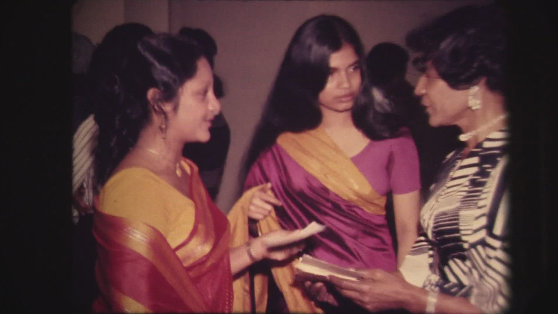 UNC-Greensboro students from foreign countries showcased an array of cultures for high school students in 1978.