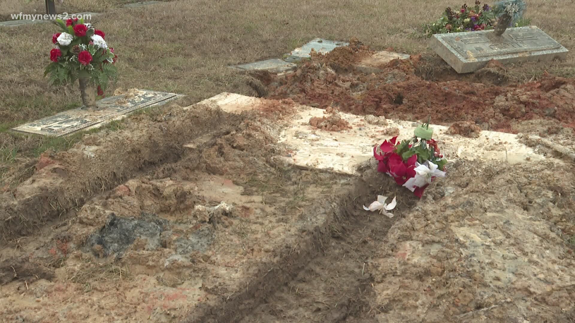 Randolph Memorial Park cemetery will address complaints and issues accusing employees of improperly caring for its grounds.