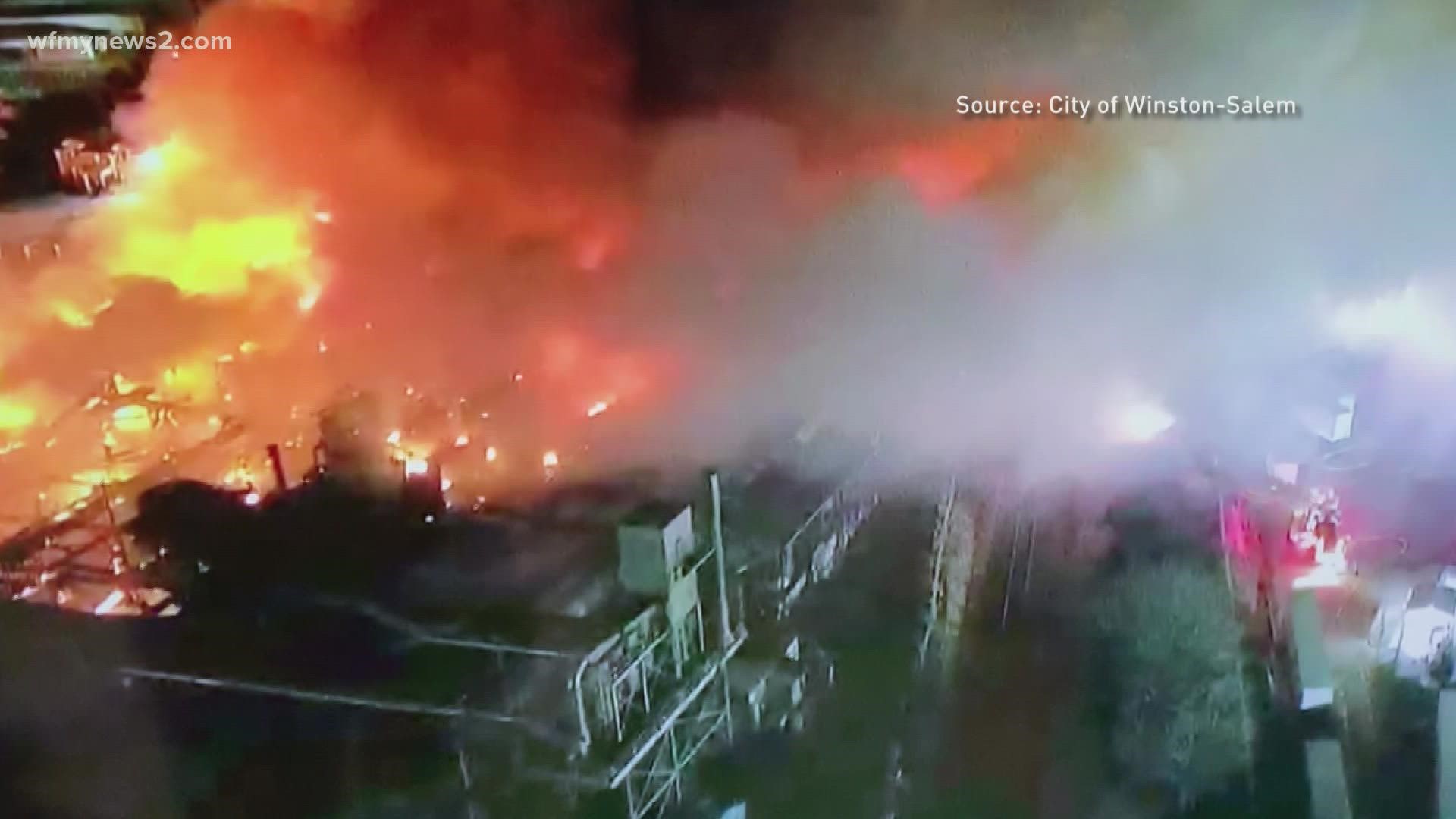 Fire officials said the fire has the chance to be the worst explosion in U.S. history.