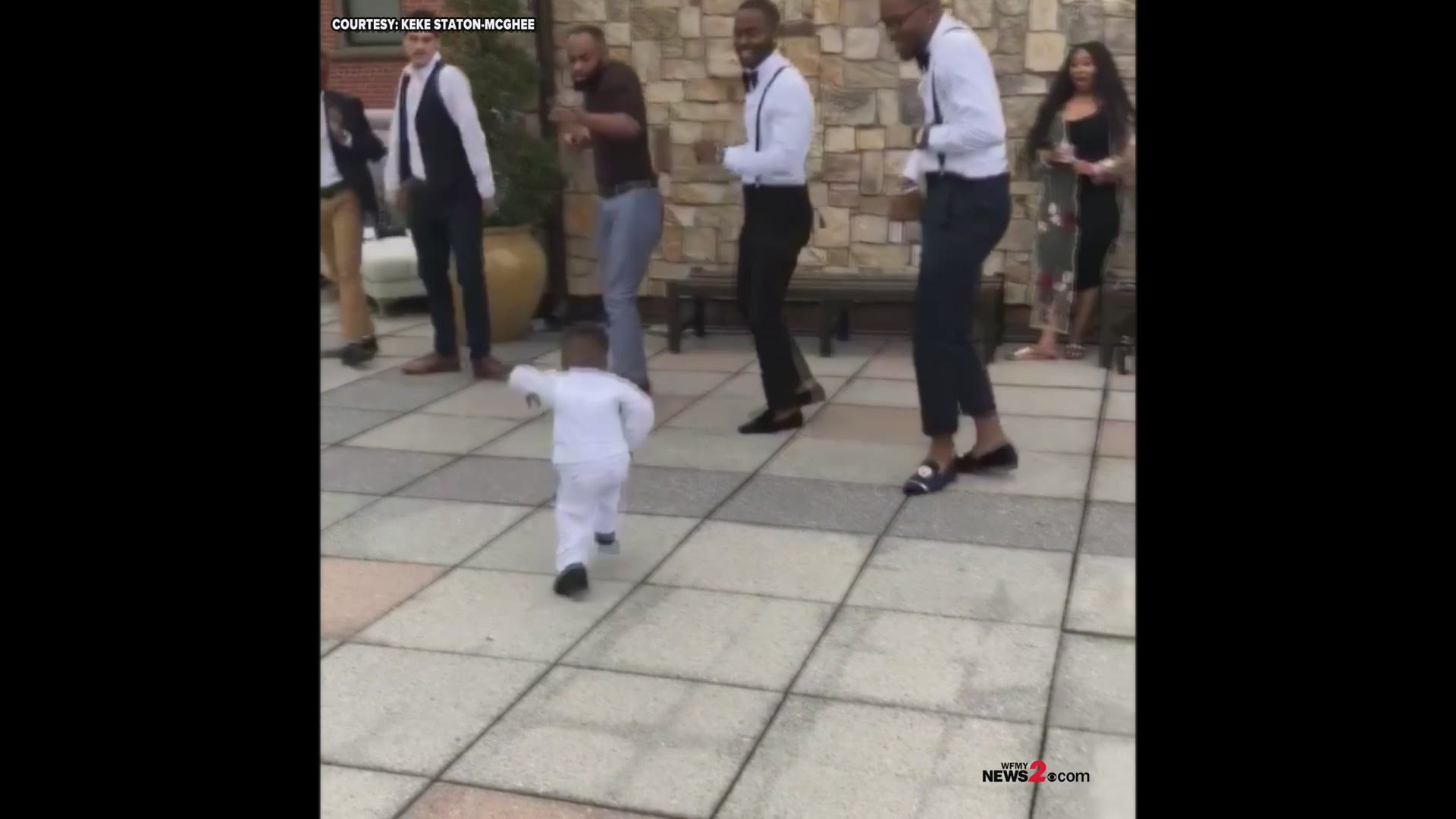 Little Groomsman Steals The Show At Wedding