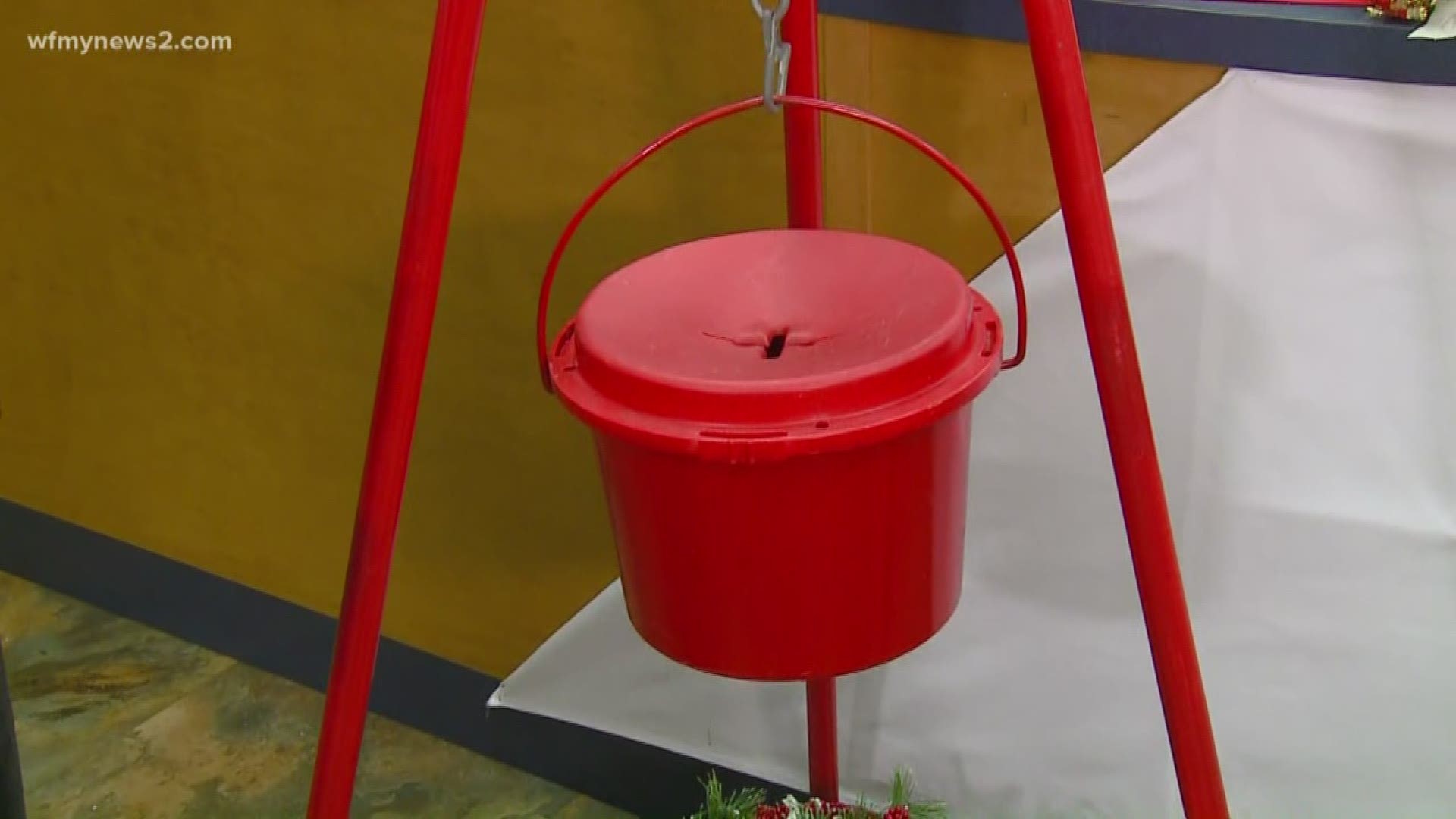 The money raised in the Red Kettles helps with the agency's social service programs.