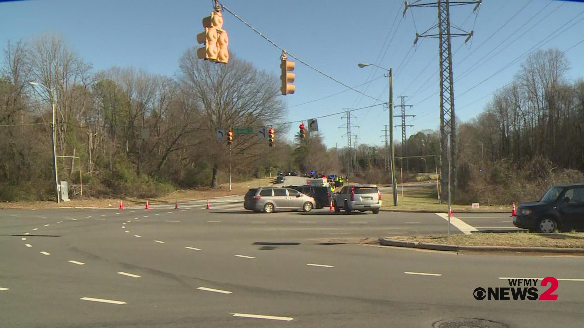 Ramp on Holden Road closed after car was found in creek