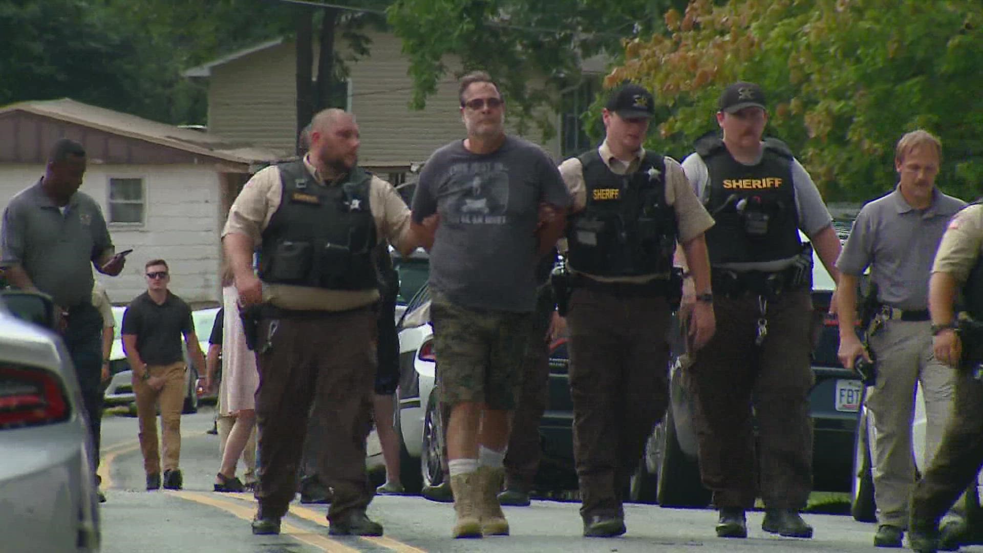 Standoff suspects in custody  UPDATE: Both suspects in the