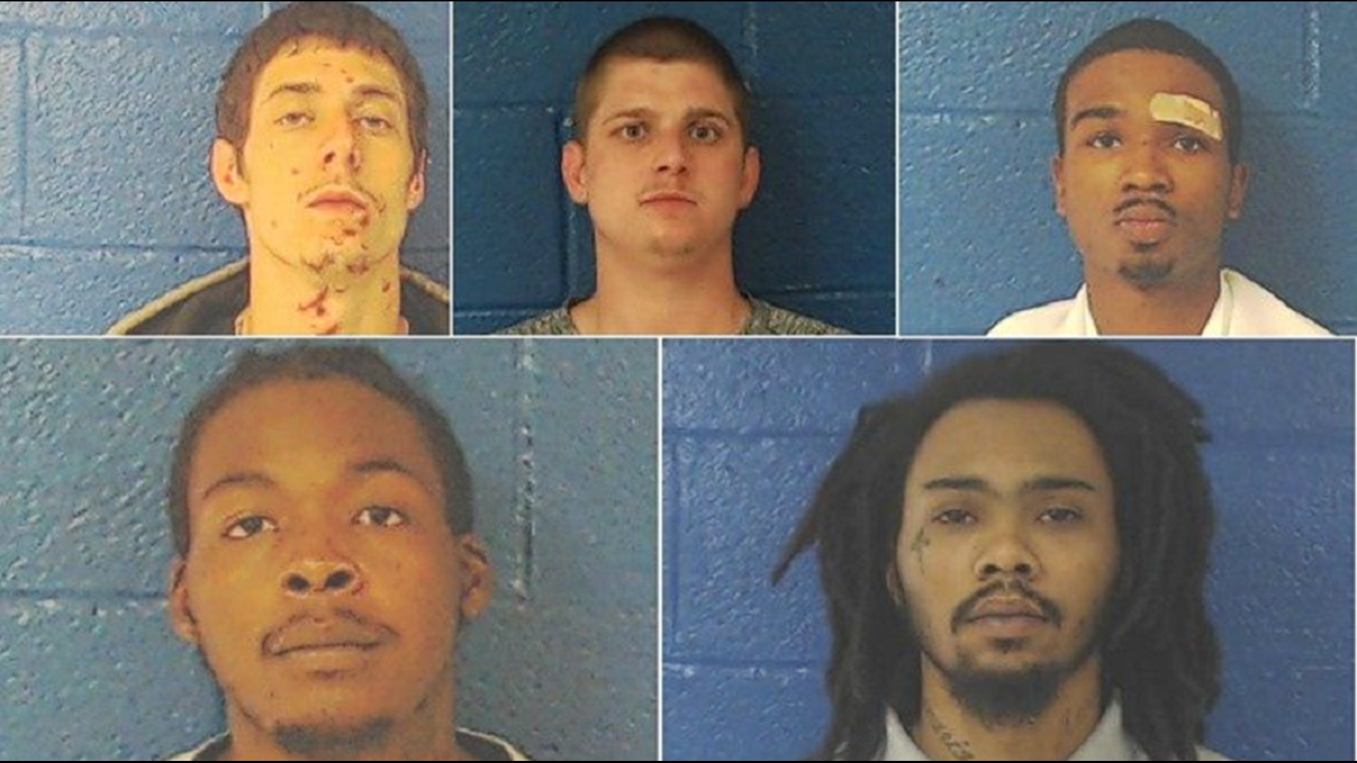 Law enforcement are searching for five escaped inmates. Nash Co. Sheriff, Keith Stone confirmed the escaped inmates are Raheem Horne, 25, Laquaris Battle, 22, David Viverrette, 28, David Ruffin, 30, And Keonte Murphy, 23.